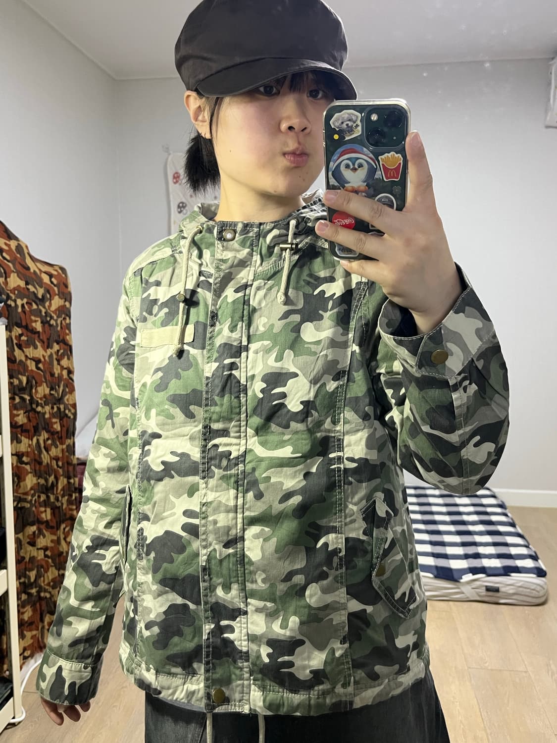 Colza 콜자 밀리터리 후드 야상 자켓 상품이미지3