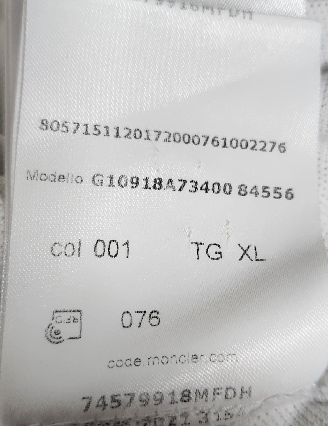 몽클레어 정품 티셔츠 XL 100-105 상품이미지7
