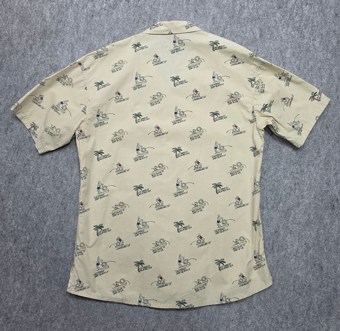 후아유 캘리포니아드림 루즈핏 하와이안 서퍼 반팔 셔츠 M 상품이미지2