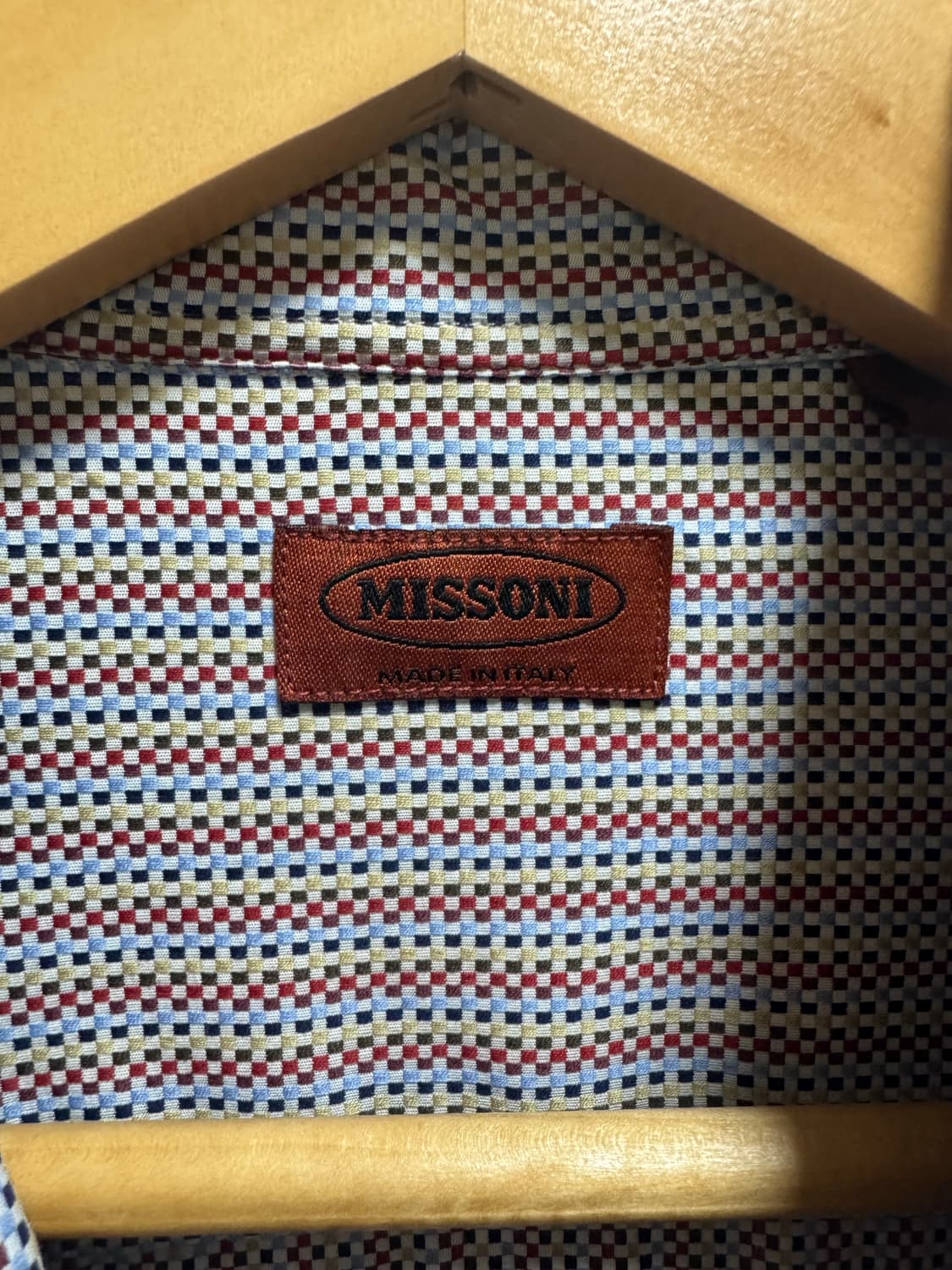 미쏘니 체크셔츠 Made in Italy 상품이미지3