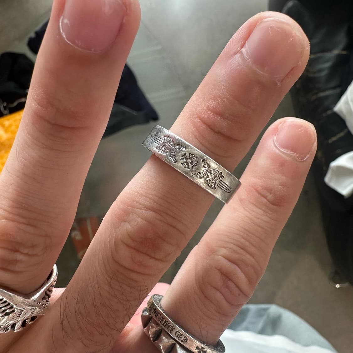 크롬하츠 스페이서 대거링 6mm 24호 황금사이즈 풀구성품 상품이미지8