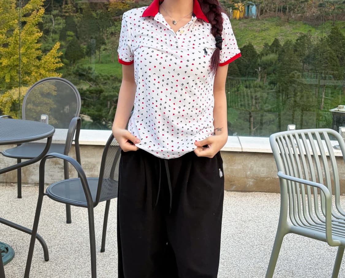 폴로 여리핏 여성 카라티(xl) 상품이미지1