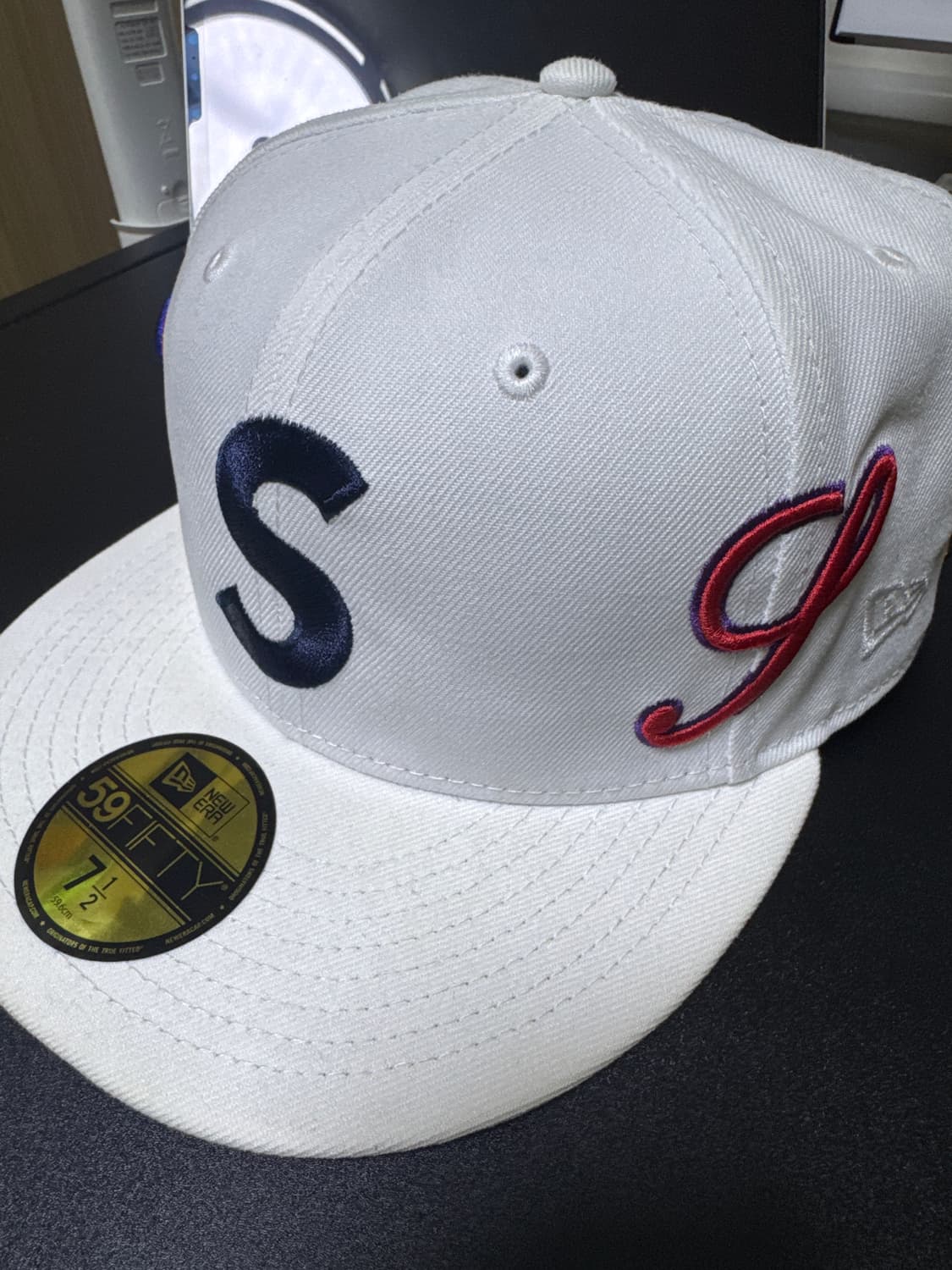 슈프림 뉴에라 멀티 S로고 화이트(712/59.6cm) 상품이미지2