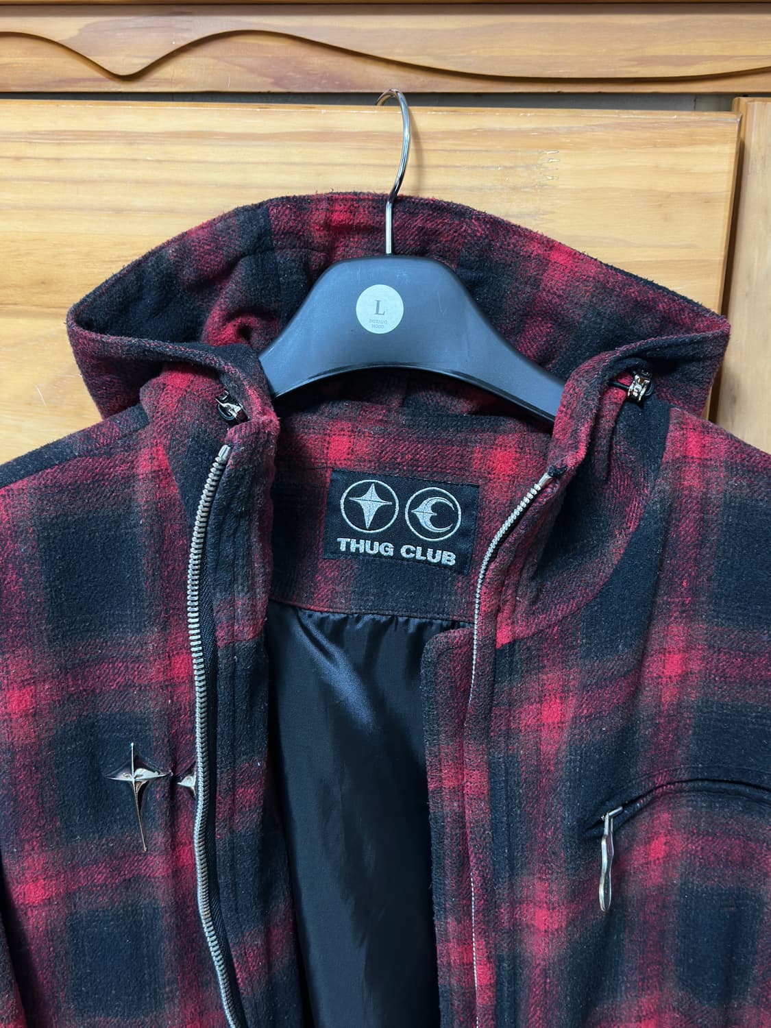 떠그클럽 Arab Sword Flannel Zip-up/2size판매 상품이미지3