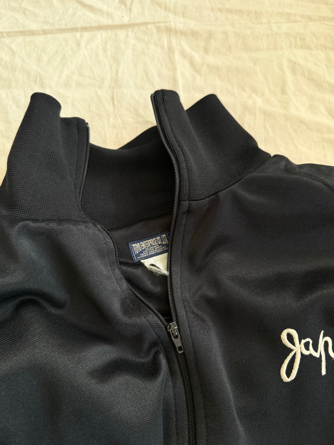 블랙 오리엔탈 자수 디테일 져지 상품이미지7