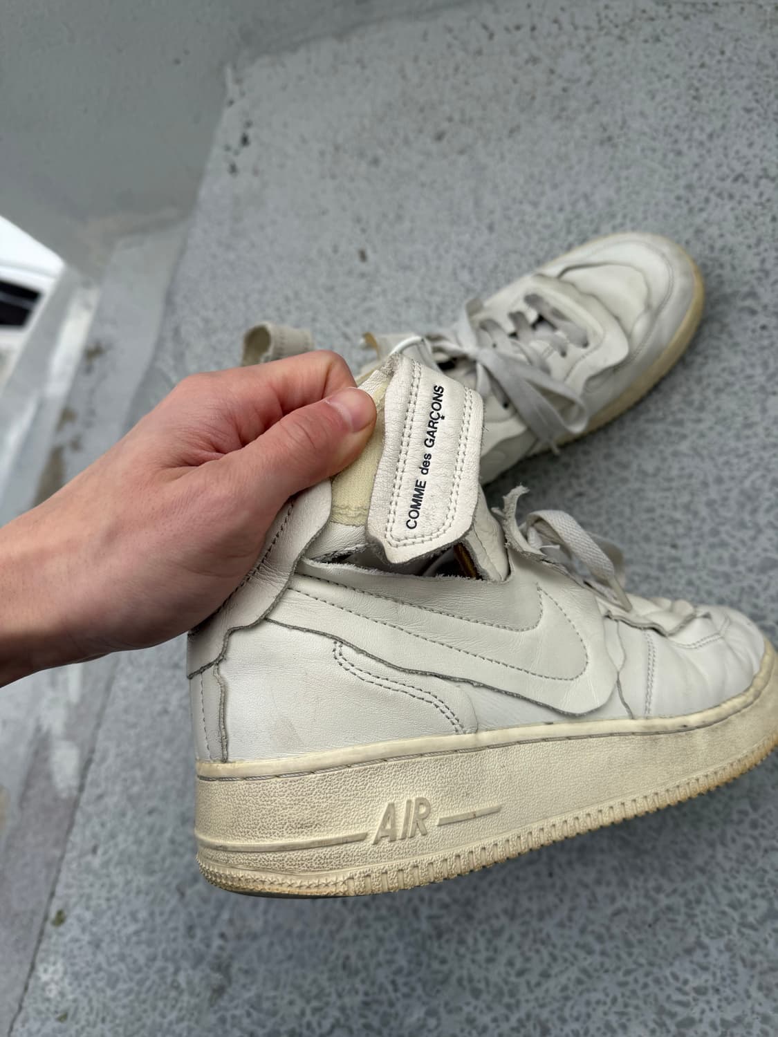 나이키 꼼데가르송 옴므플러스 에어포스 미드 [280] 상품이미지7