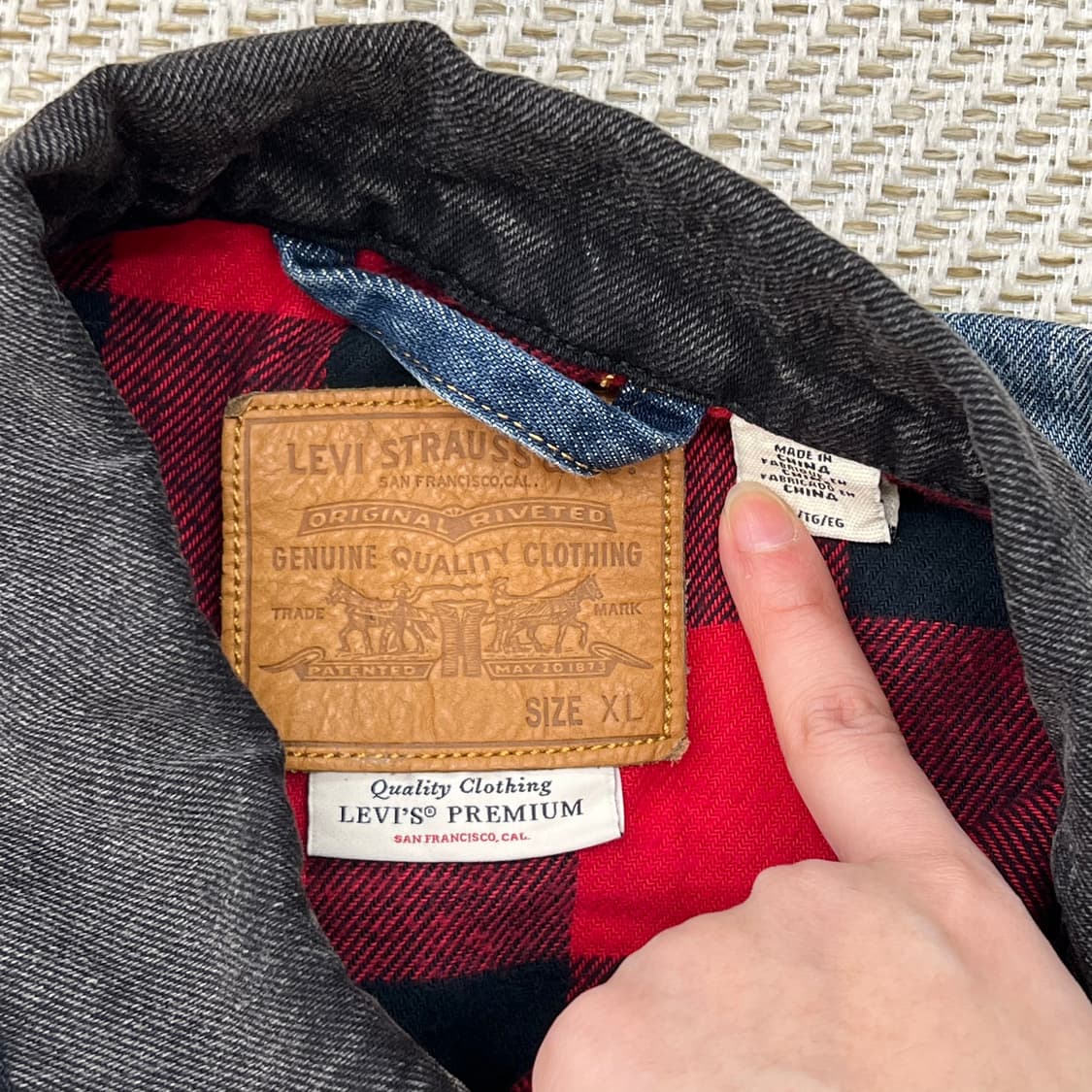 리바이스 투포켓 데님 자켓 r2519 상품이미지6