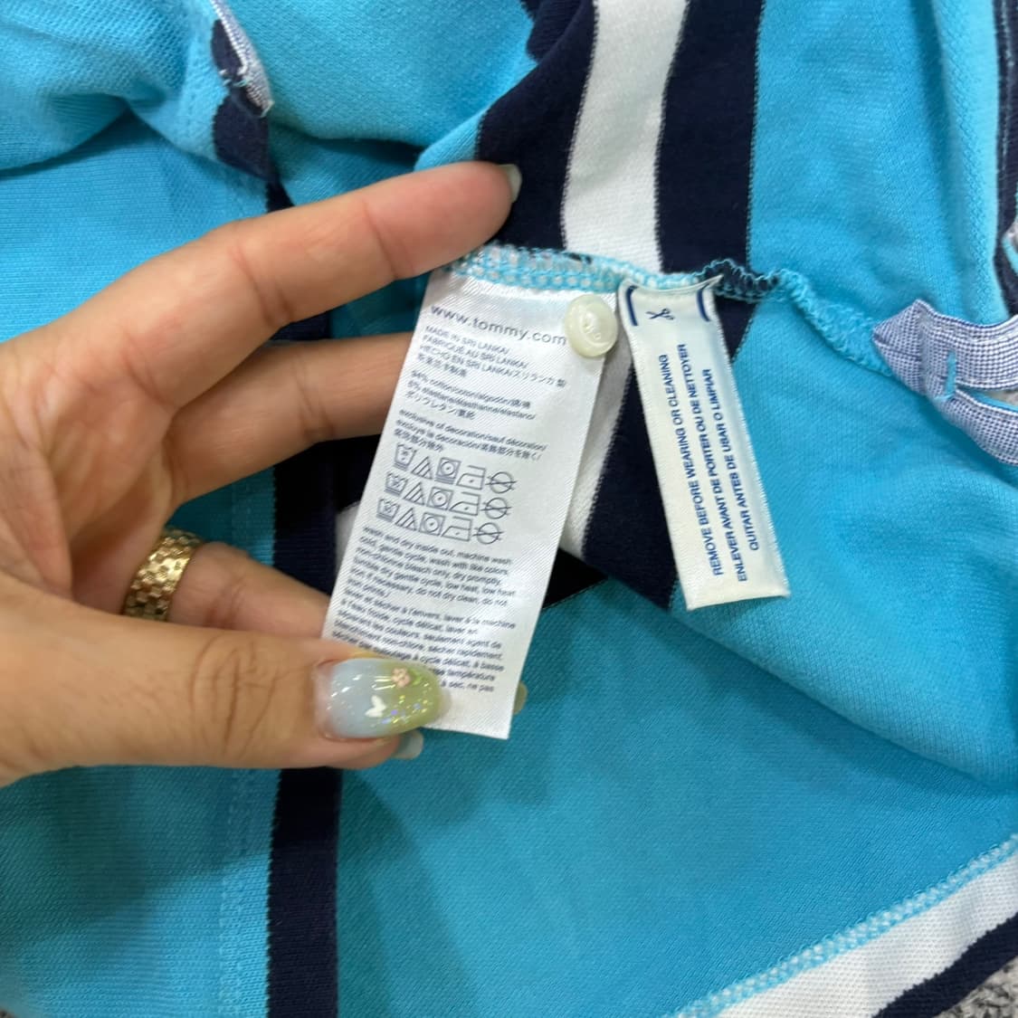 S 타미힐피거 여성 반팔 카라티 0625J1 상품이미지5