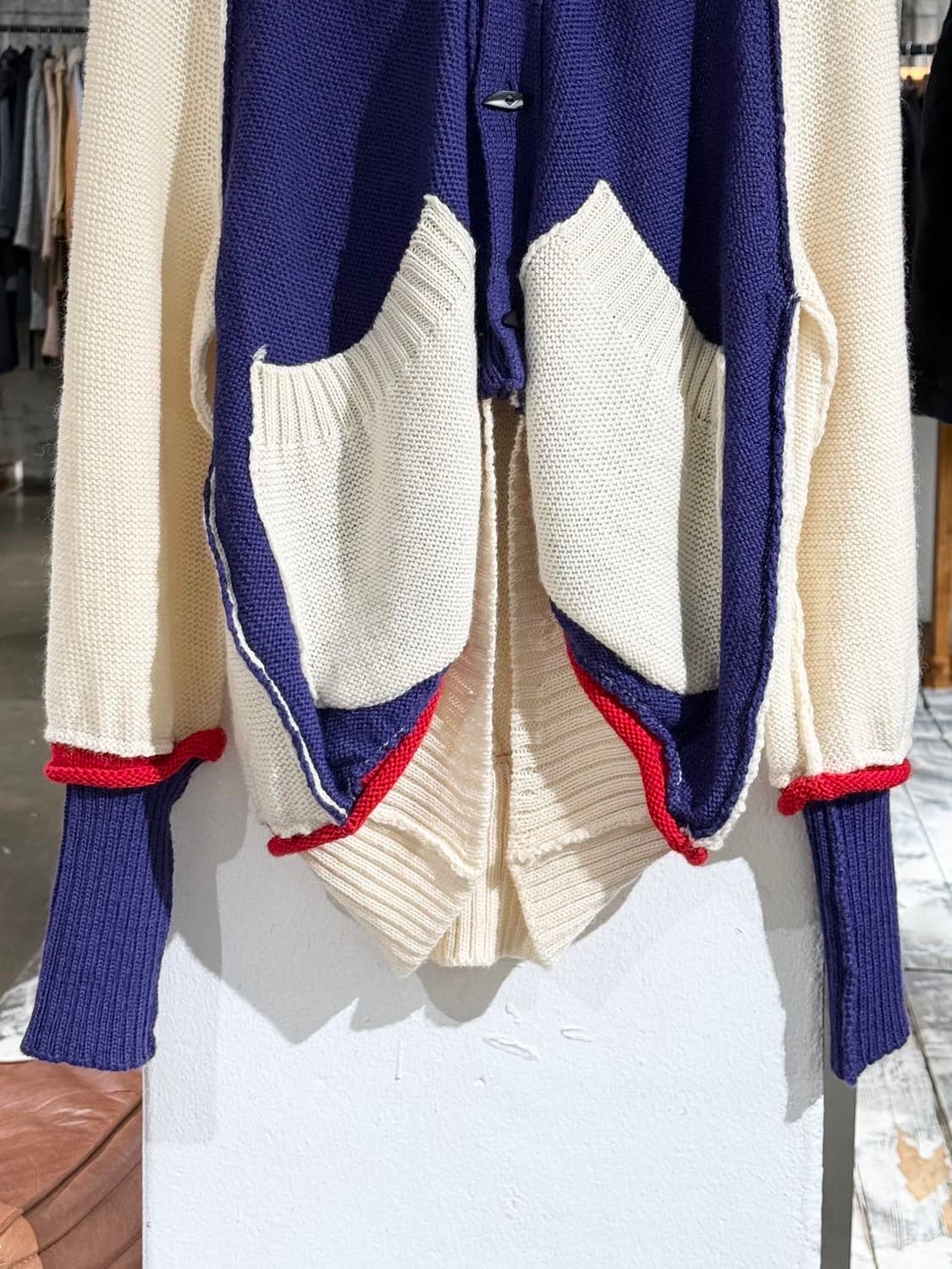 키코 코스타디노브 아이보리 퍼플 아이블리쉬 가디건 상품이미지5