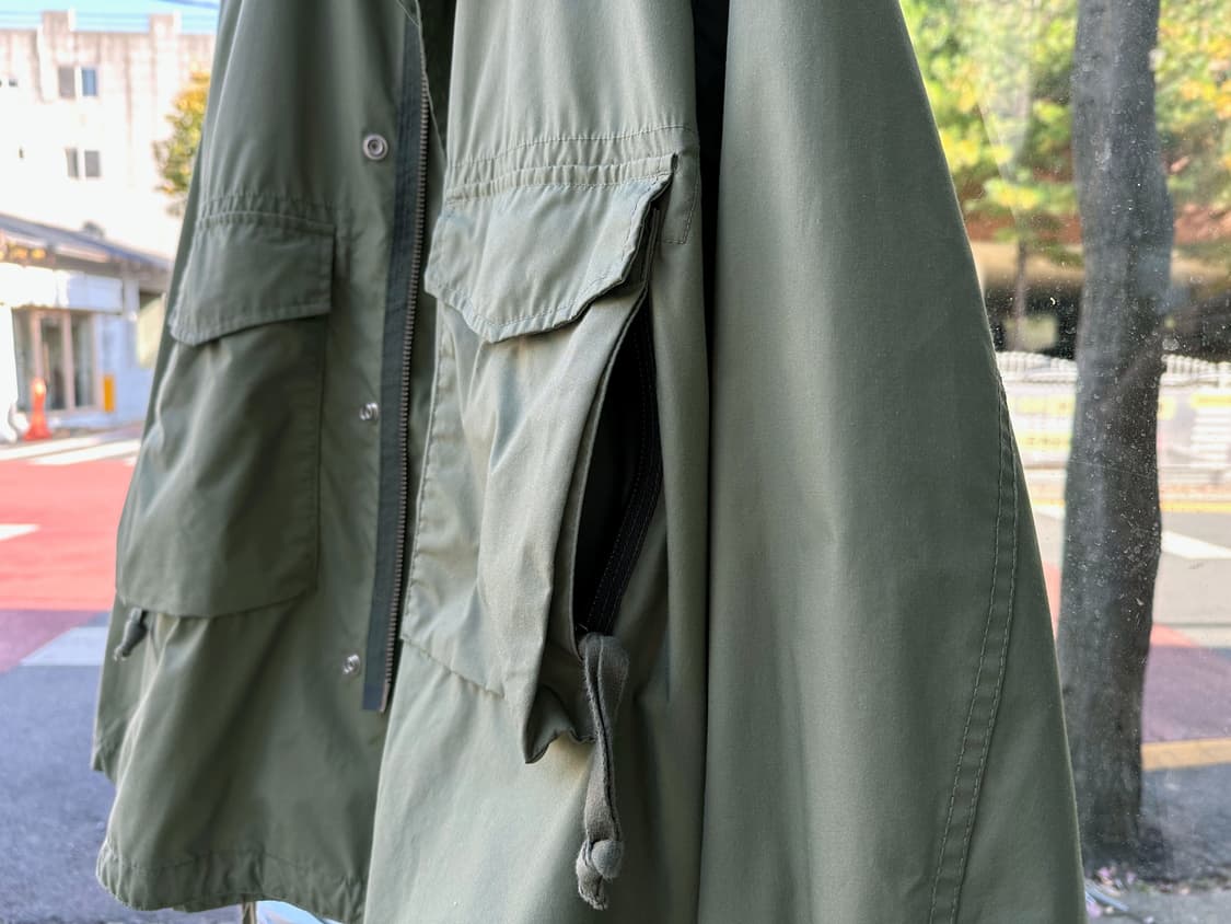 Military 2way zip BIG blouson 상품이미지5