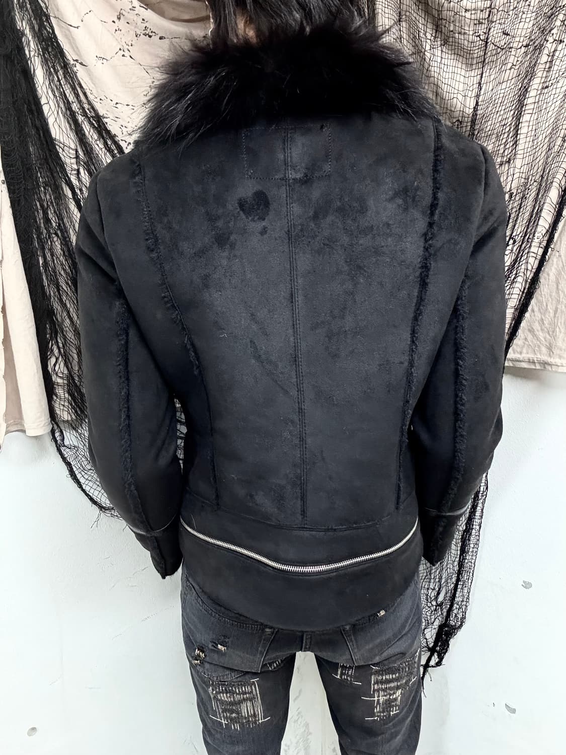 [VKEI]Raccoon Fur Trimming Jacket 상품이미지3