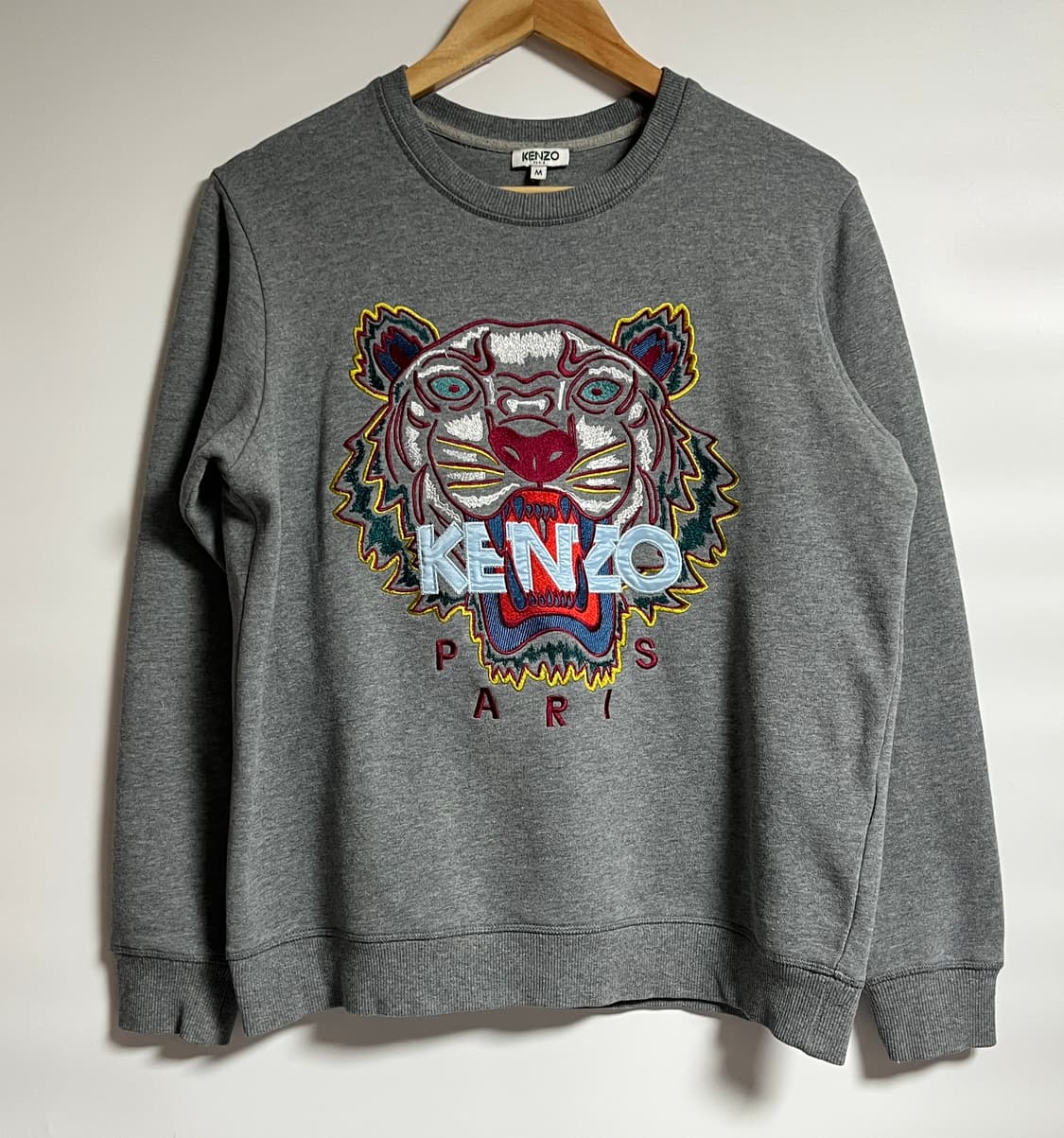 공용 겐조 타이거자수 맨투맨 티셔츠 M 상품이미지1