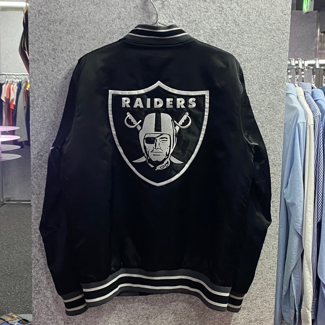 뉴에라 NFL 오클랜드 빅로고 바시티 자켓  B3016 상품이미지3