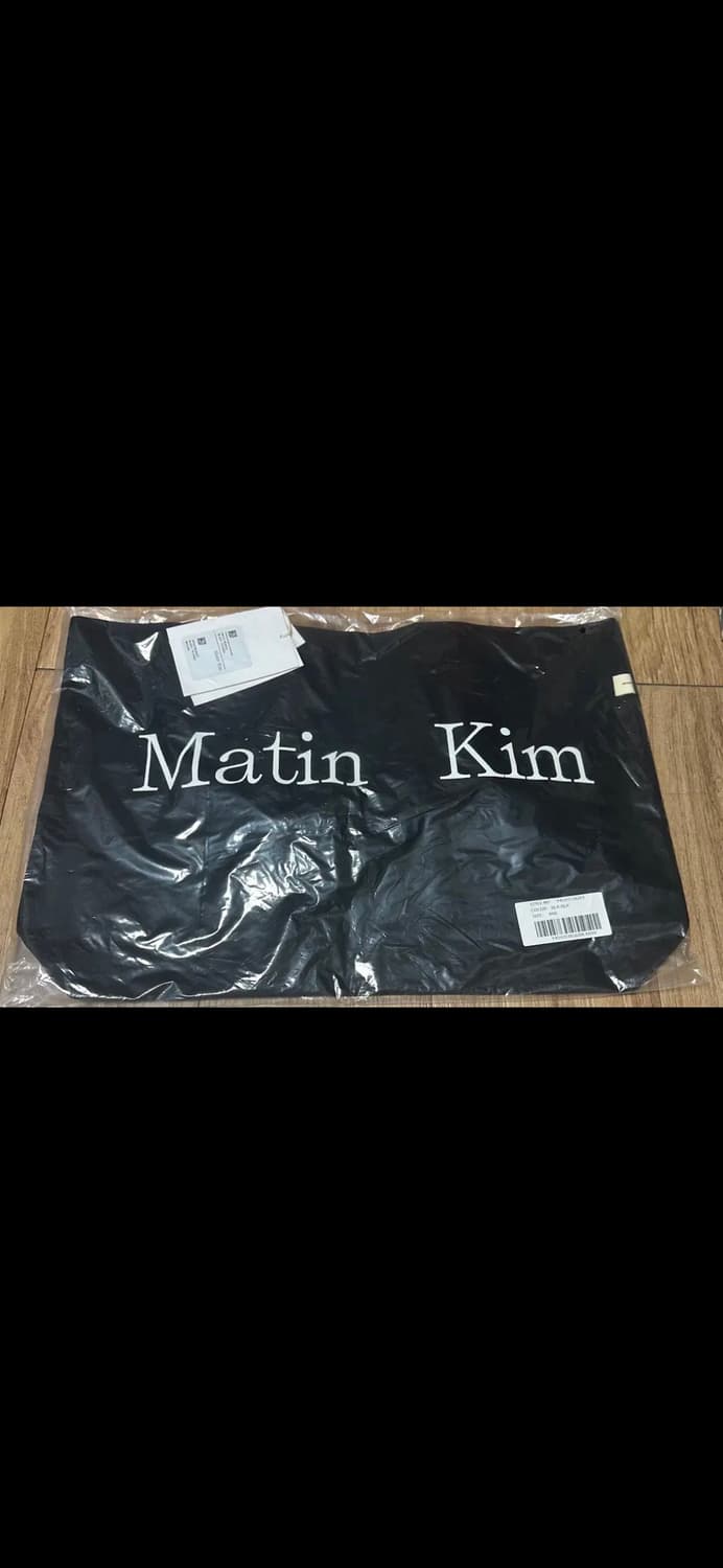 마뗑킴 블랙 로고 토트백 새상품 택포함 상품이미지2