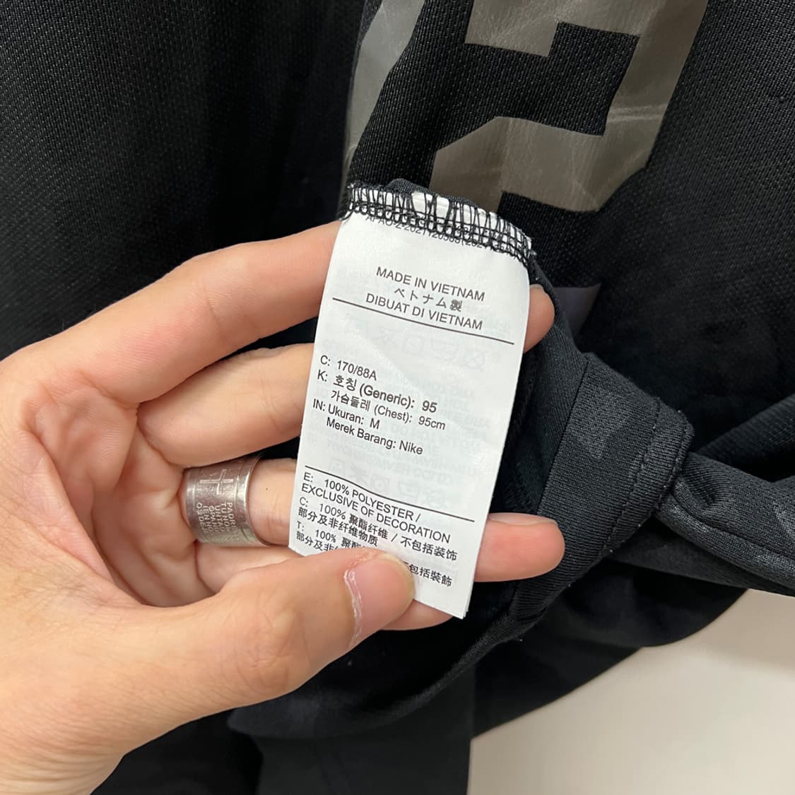 나이키 NSW 롱슬리브 탑 블랙 긴팔 져지 M 상품이미지4