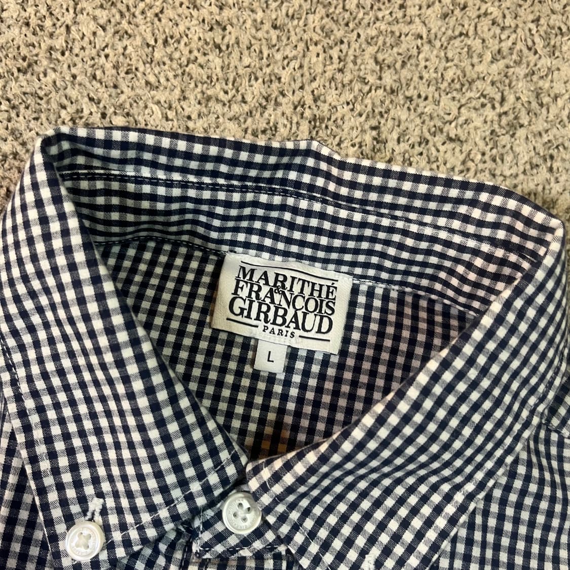 마리떼 프랑소와 저버 깅엄체크 셔츠 상품이미지3