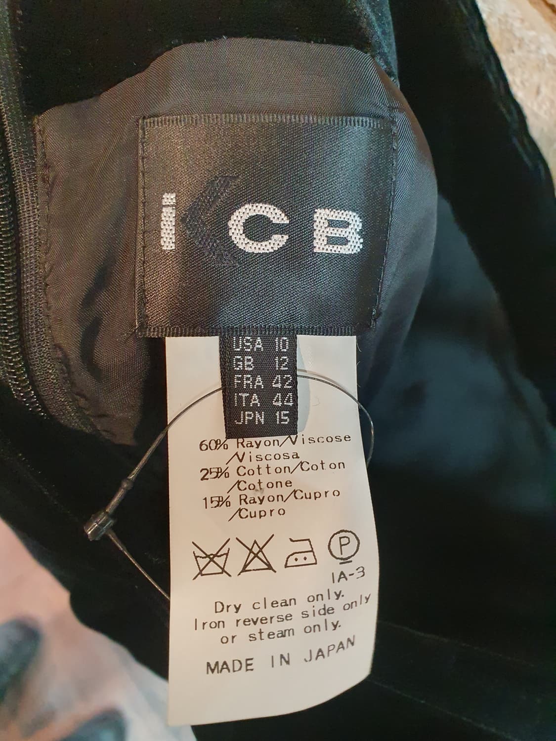 icb 벨벳 블랙 끈 원피스 상품이미지3