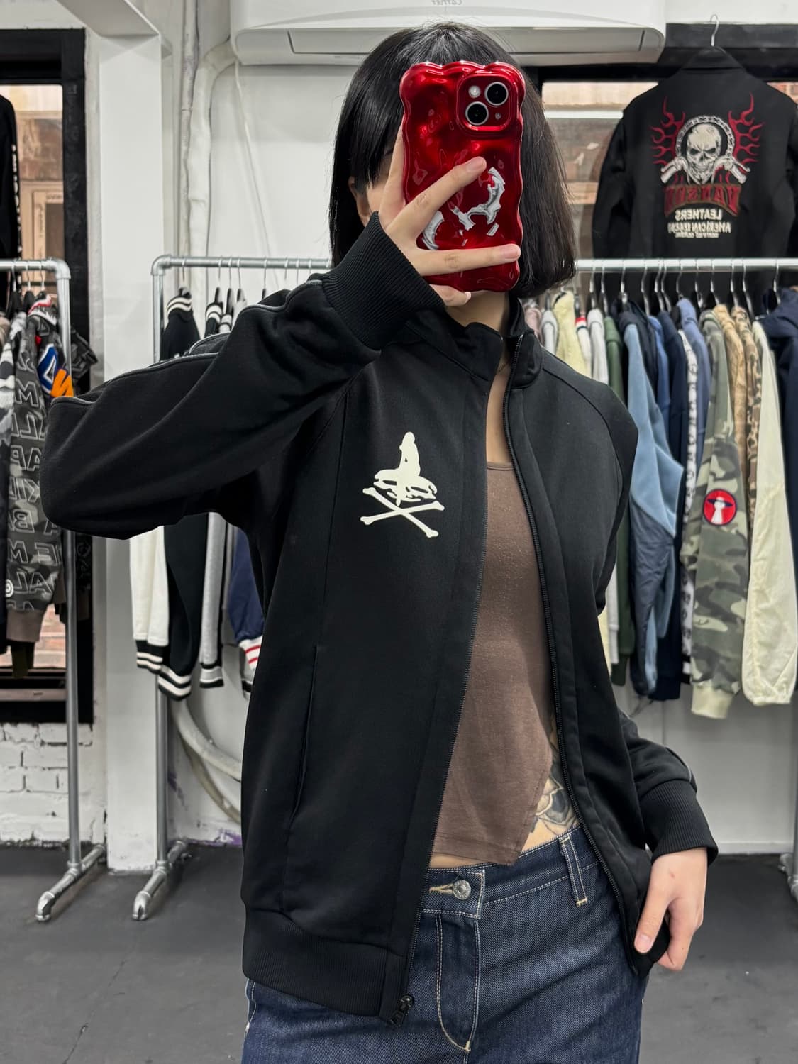 히스테릭 글래머 스컬 져지 상품이미지2