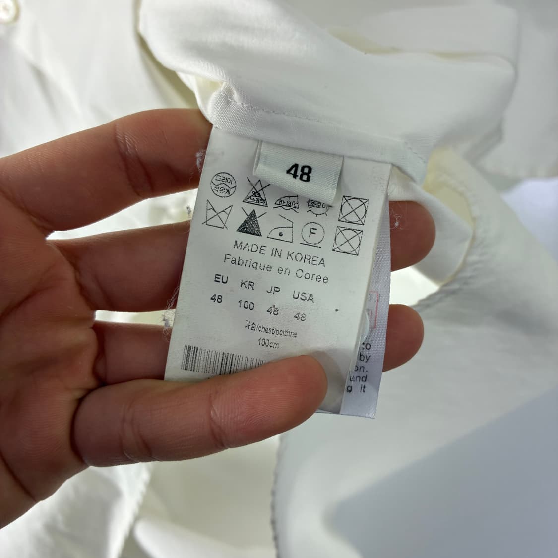 Wooyoungmi  우영미 백로고 화이트 셔츠   상품이미지8