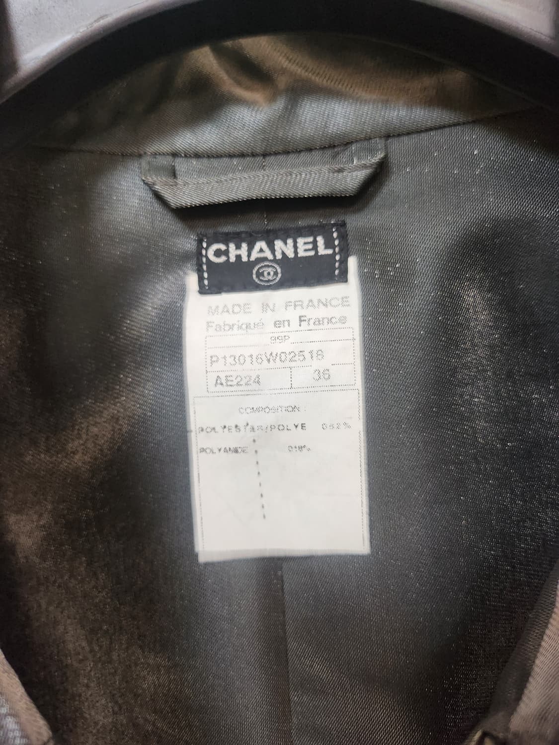 샤넬 그레이 롱 코트 36 정품 상품이미지7