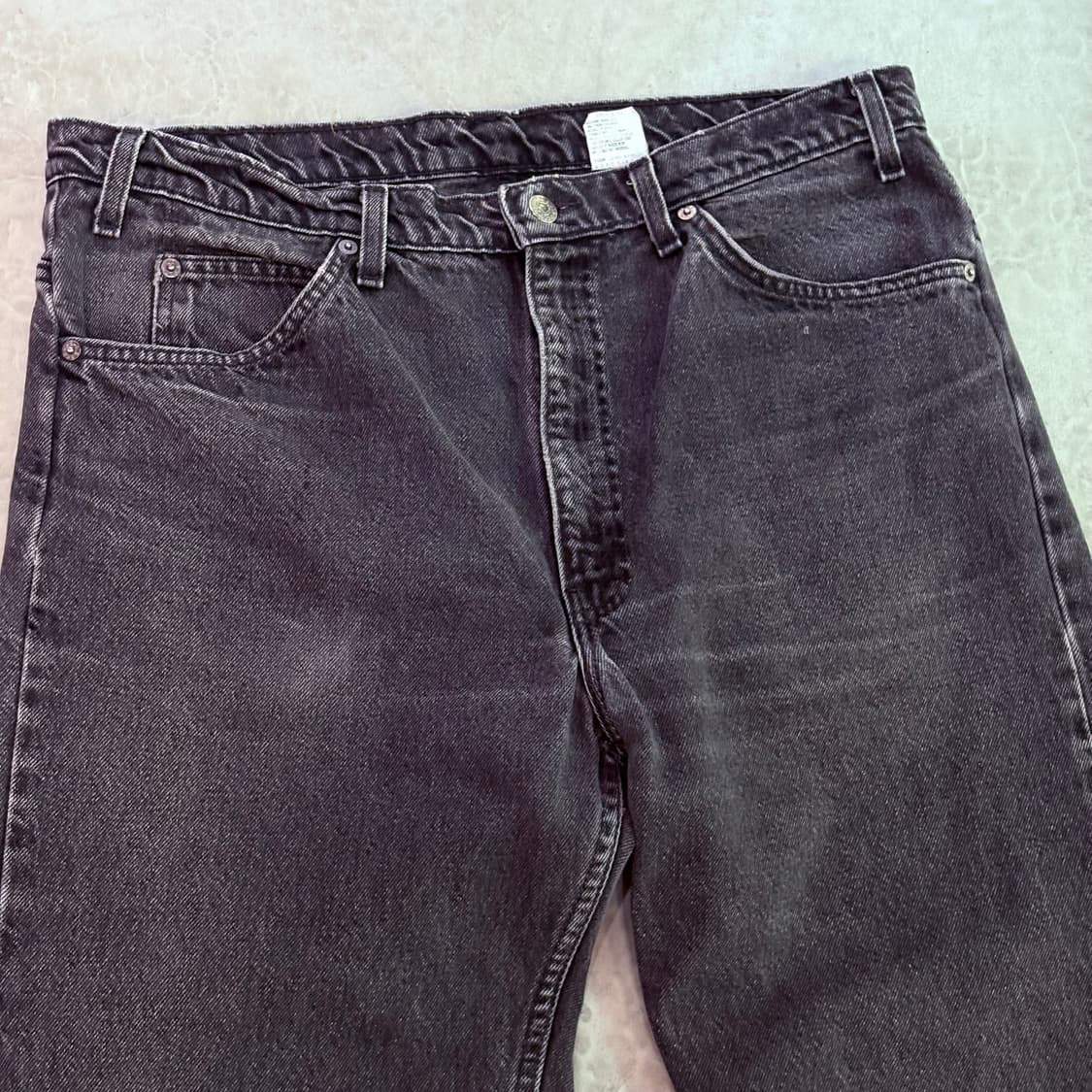 [38/32] 리바이스 505 오렌지탭 orange 흑청 블랙 USA 상품이미지2