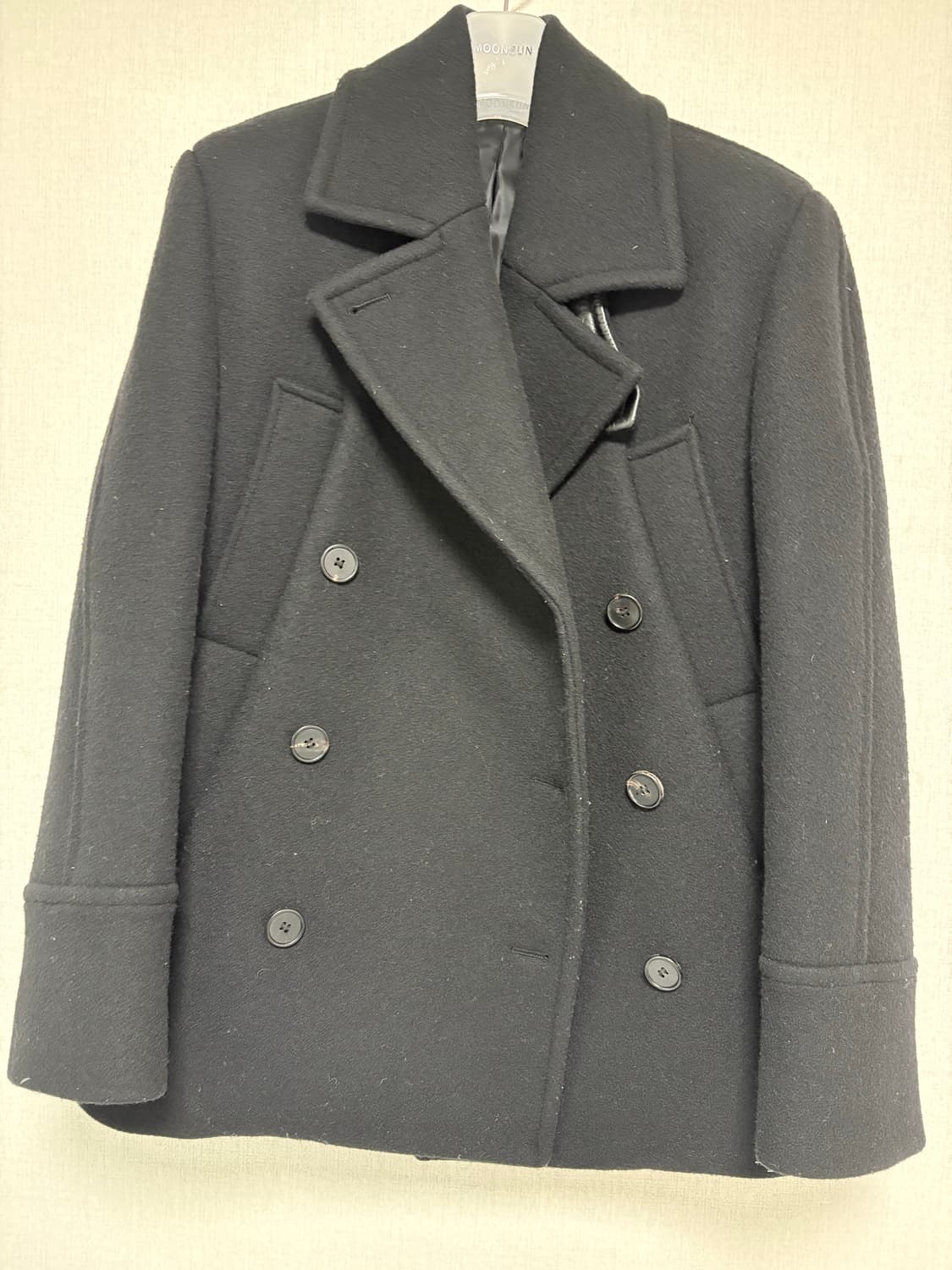 문선 피코트 블랙 상품이미지1