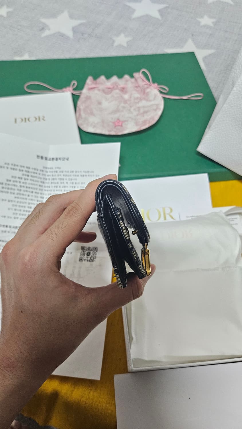 오블리크 새들 카드지갑 풀옵션 상품이미지5