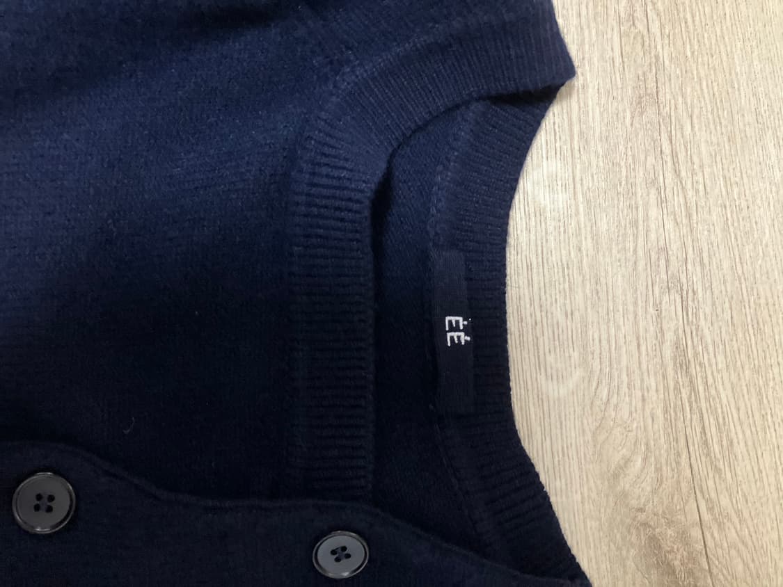 [ee] 2 way cadigan navy - L사이즈 판매 상품이미지2