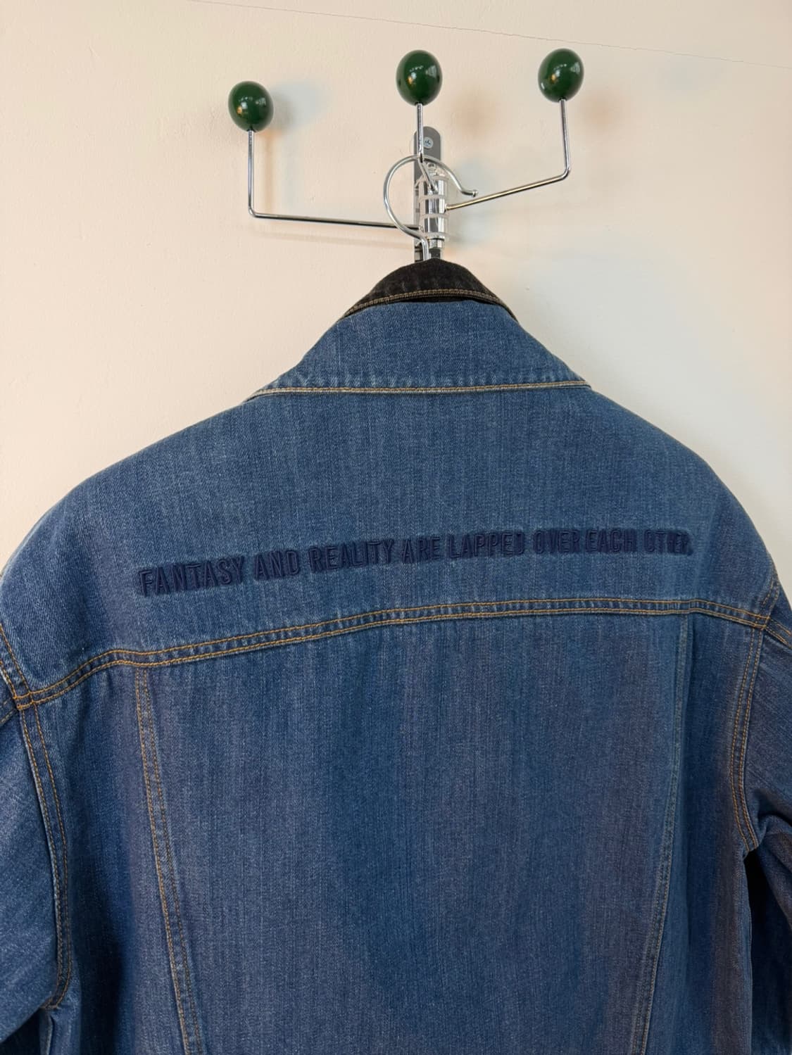 준지 더블 레이어드 데님 트러커 자켓  상품이미지4