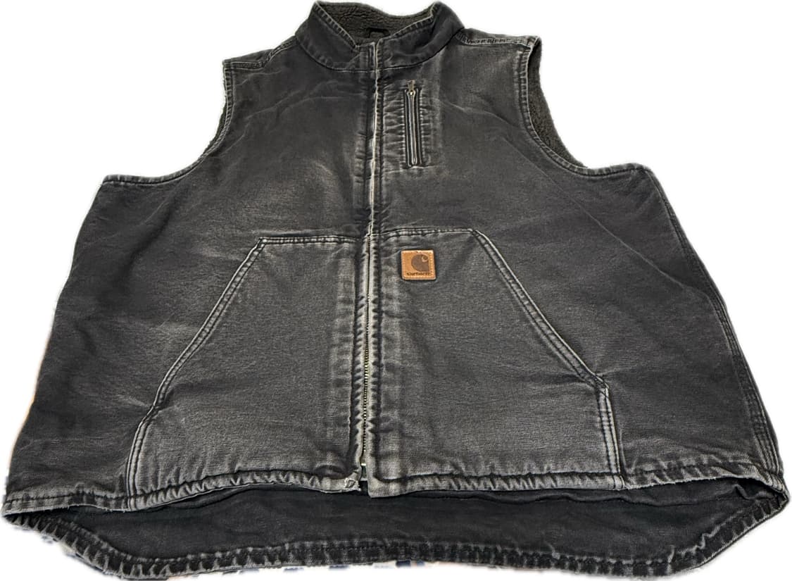 (XL)칼하트 v33 001 블랙 베스트(지퍼 이상) 상품이미지1