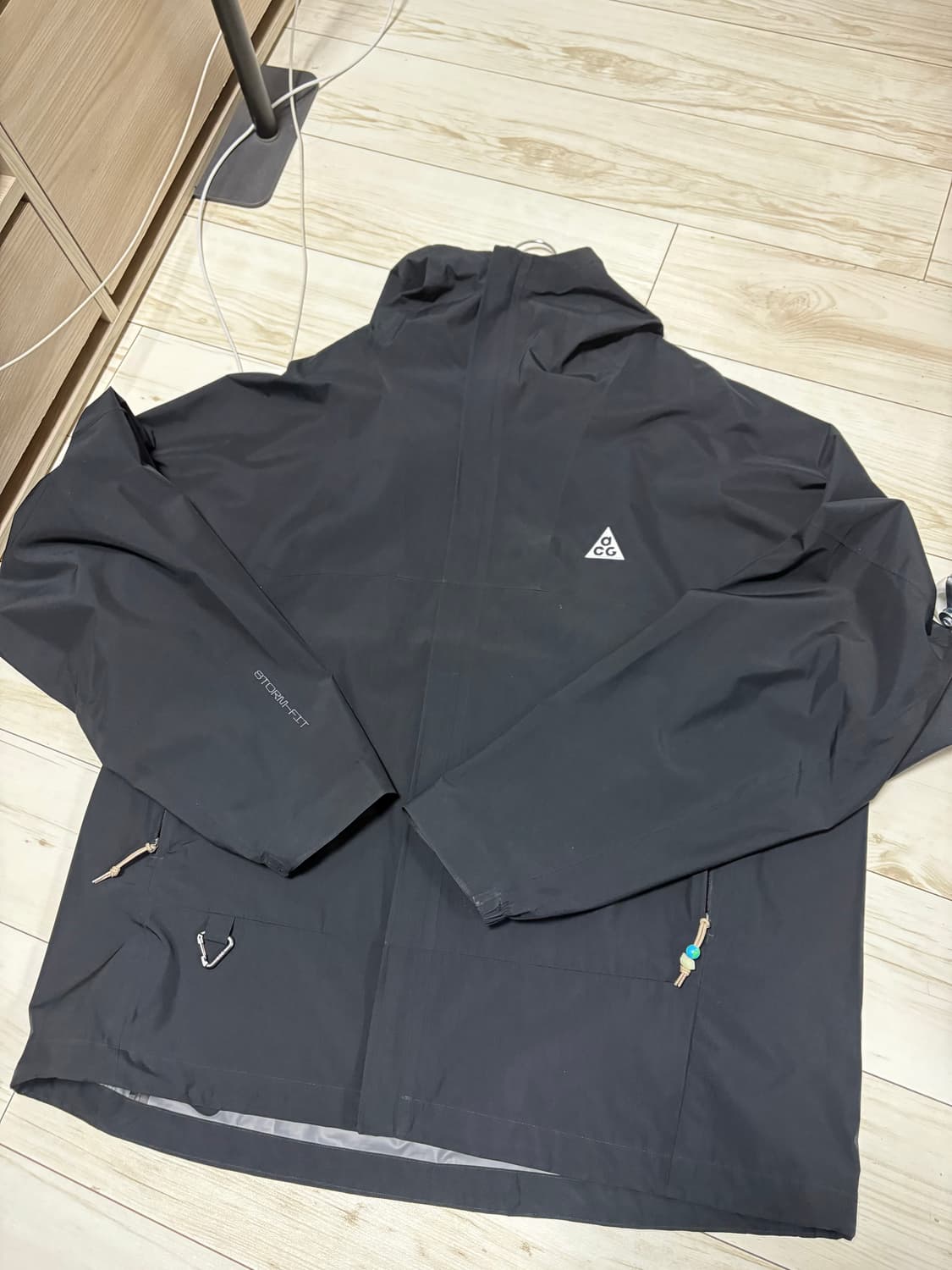 나이키 acg 스톰핏 바람막이 블랙 2xl 상품이미지1