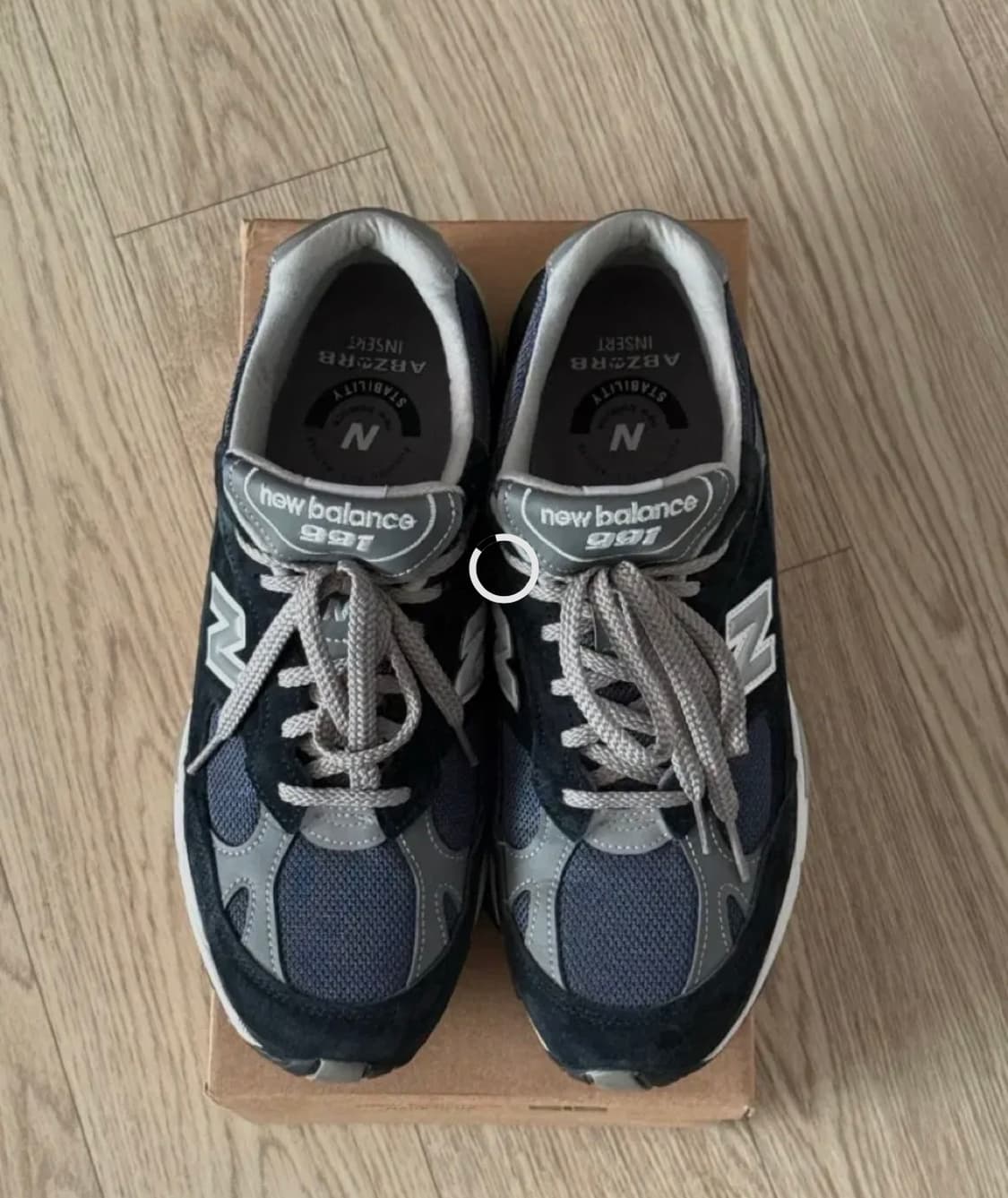 뉴발 991 네이비 270 거의 새거 상품이미지2