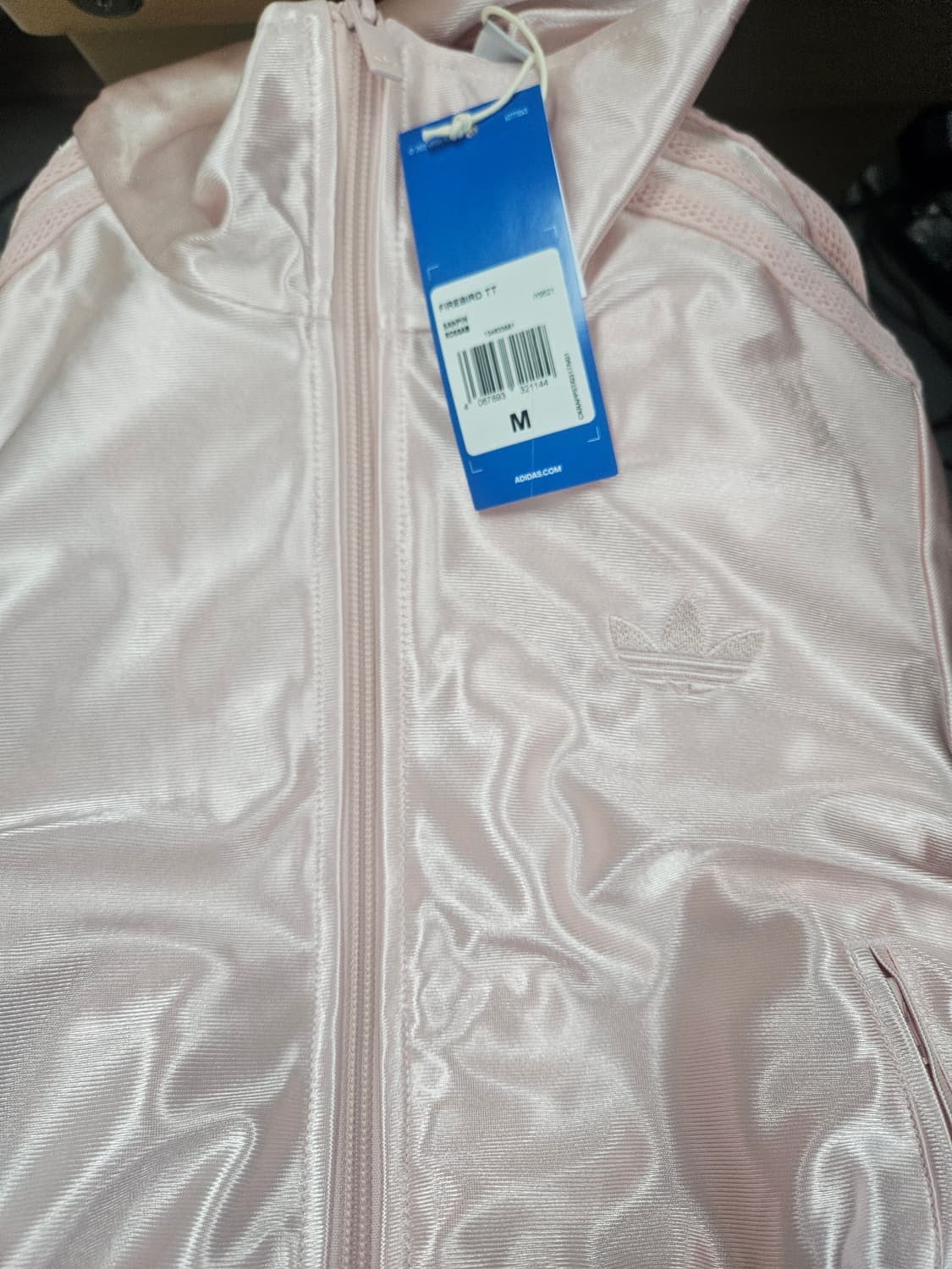 택 새제품) 아디다스 파이어버드 트랙탑 샌디핑크 s 상품이미지6