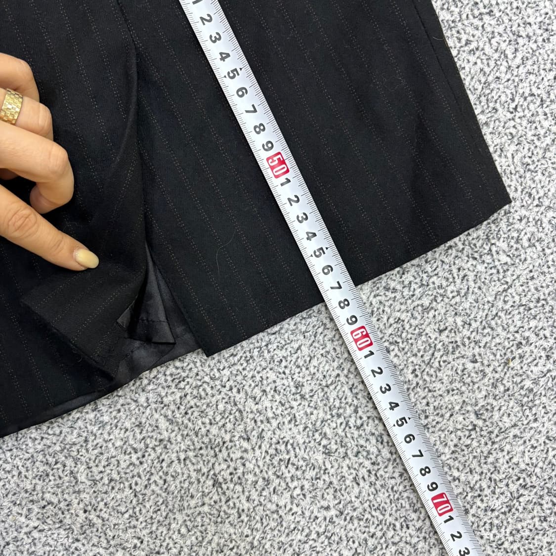 64-92 엘르 울 치마 H라인 스커트 0415J 상품이미지7