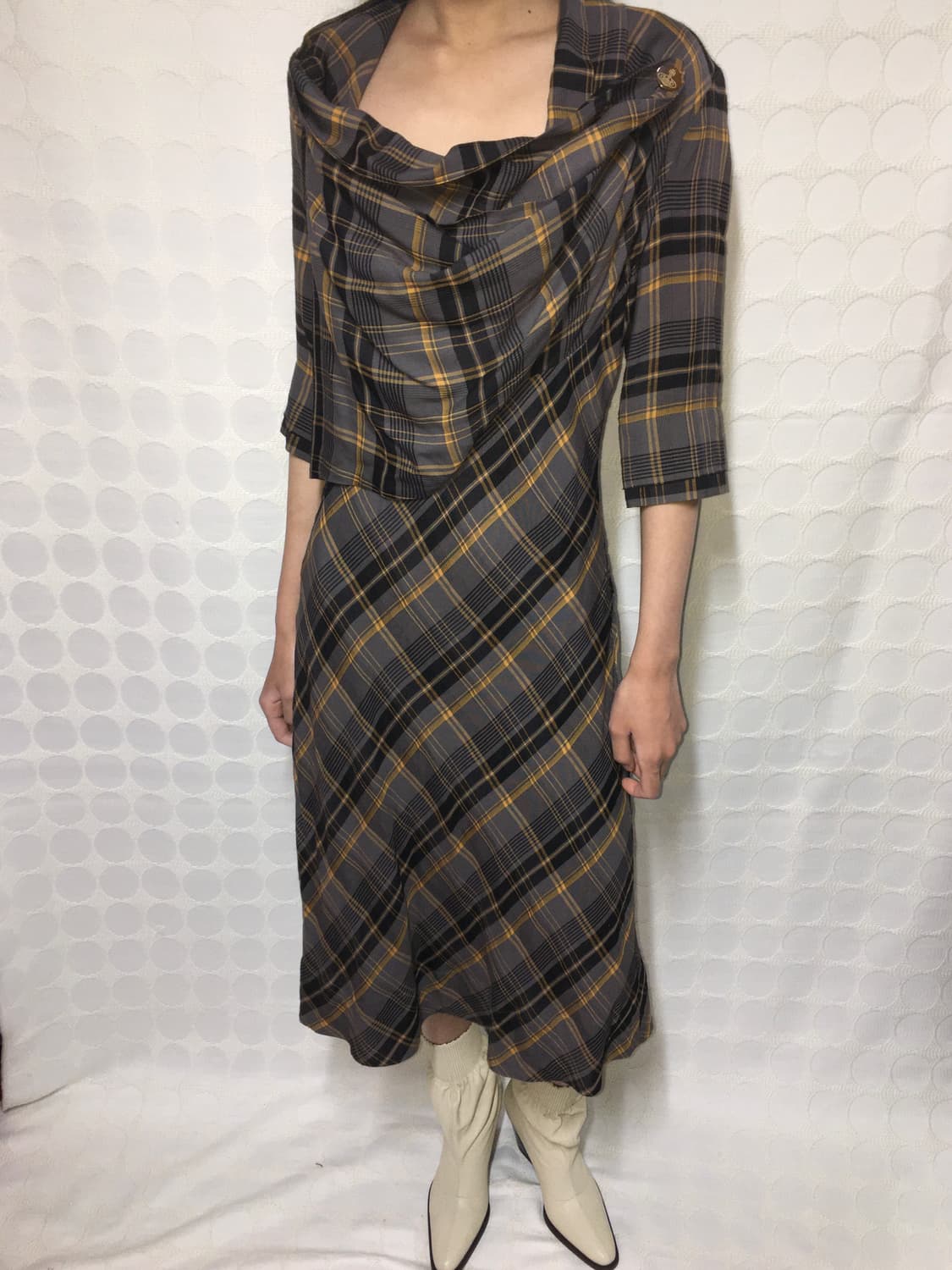 vivienne westwood체크 원피스 상품이미지2