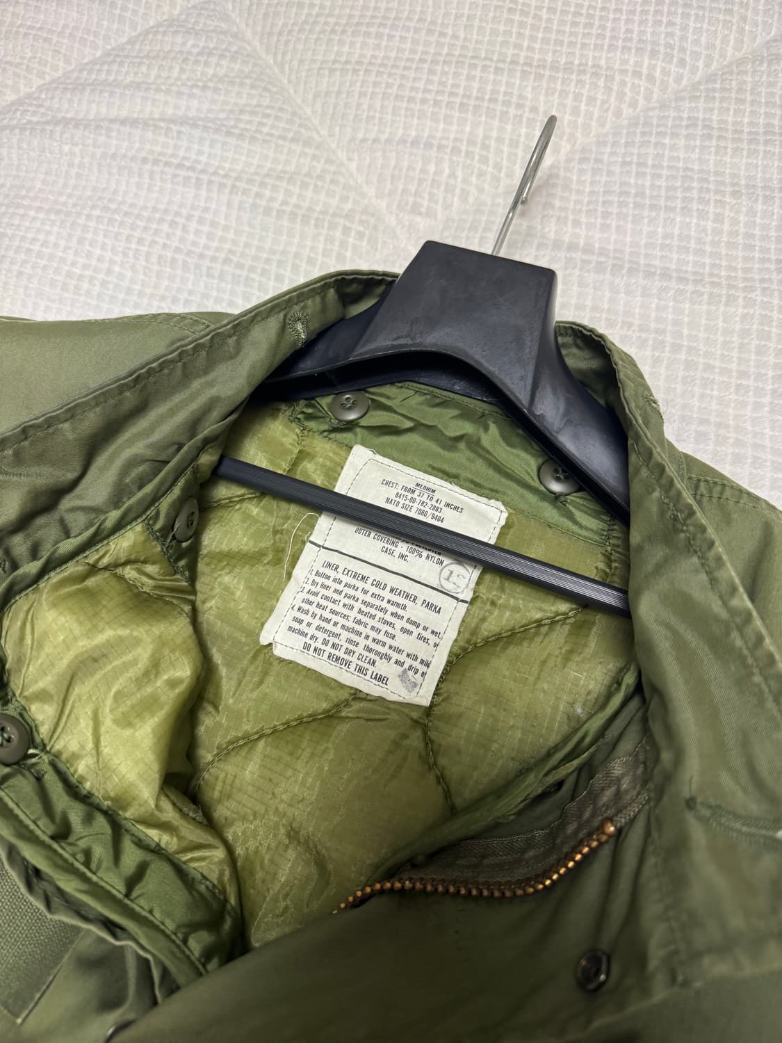 오리지널 M-65 피쉬테일 개파카_내피 포함 (M) 상품이미지3