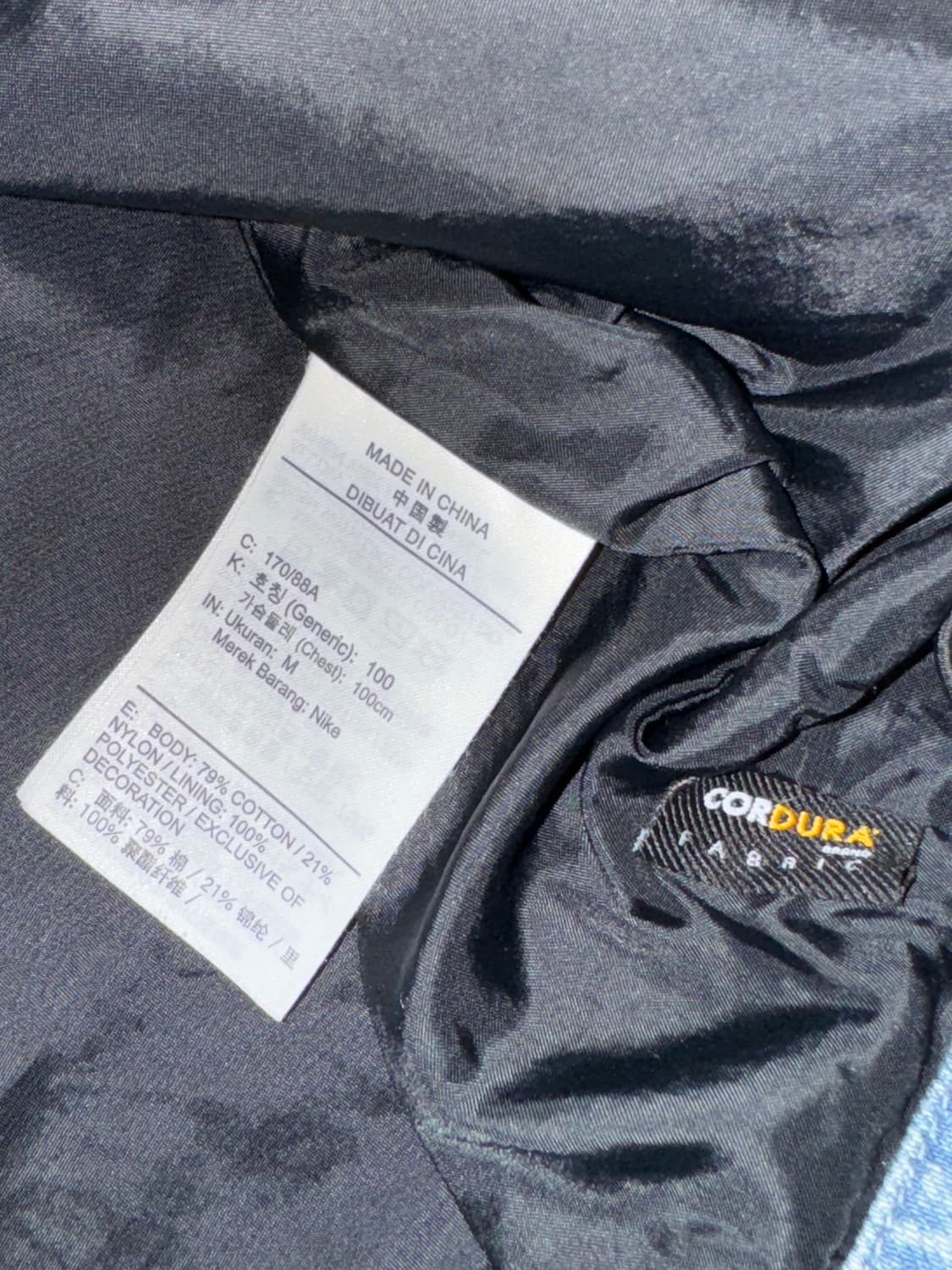 [M][100] 슈프림 x 나이키 ACG 데님 풀오버 워시드 블루 상품이미지8