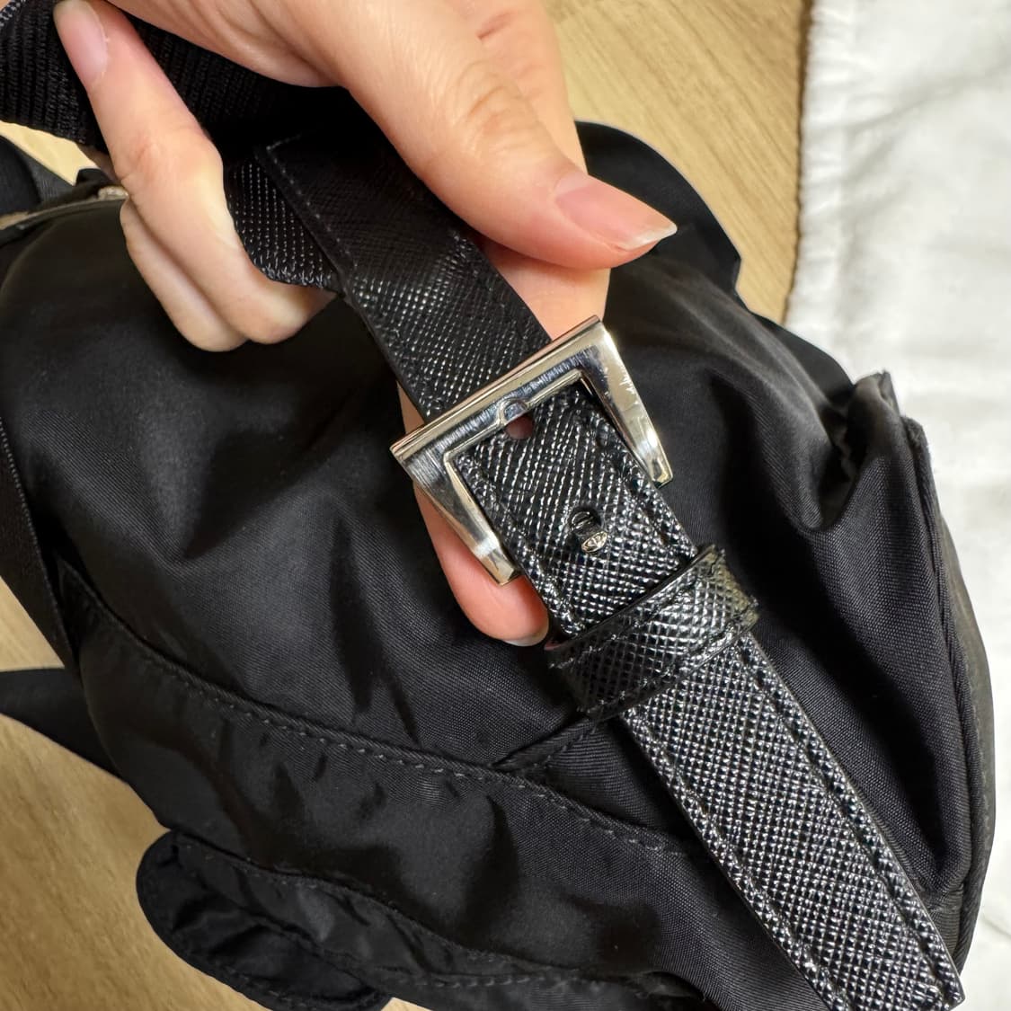 [PRADA/스몰] 리나일론 백팩 상품이미지4