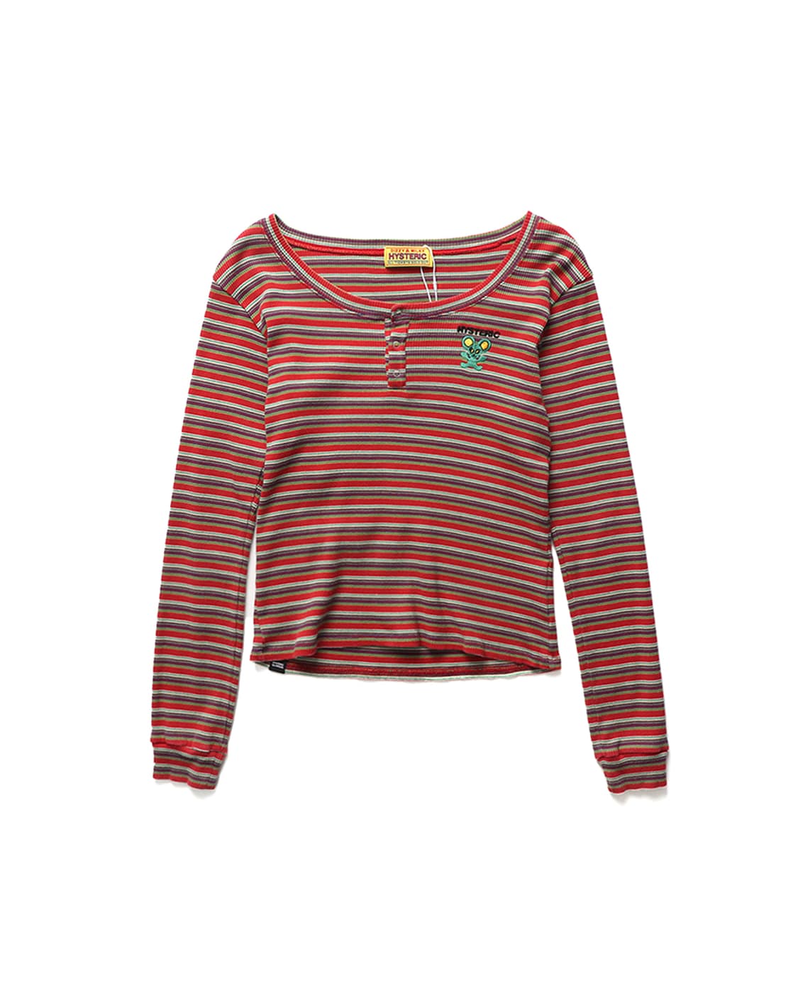 HYSTERIC GLAMOUR Mouse Embroidery Neck 상품이미지1