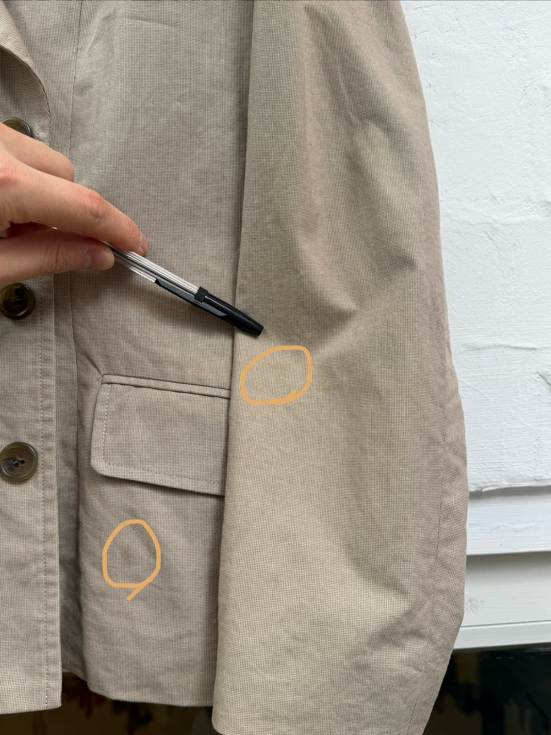 Margaret Howell 마가렛호웰 베이지 더블 자켓 2 상품이미지4