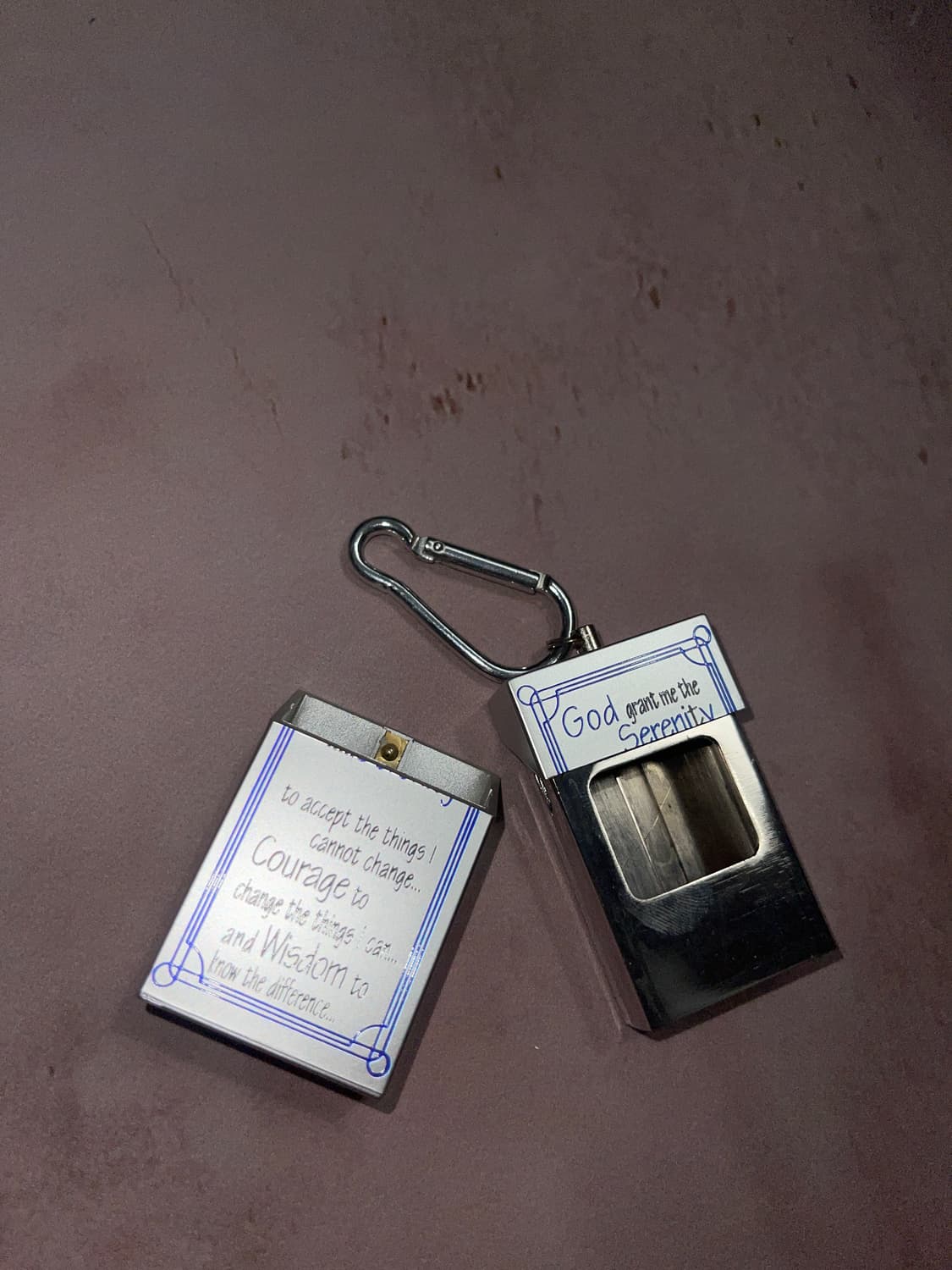 세레니티 프레이어 재떨이 메탈 키링 Retro Metal Keyring 상품이미지5
