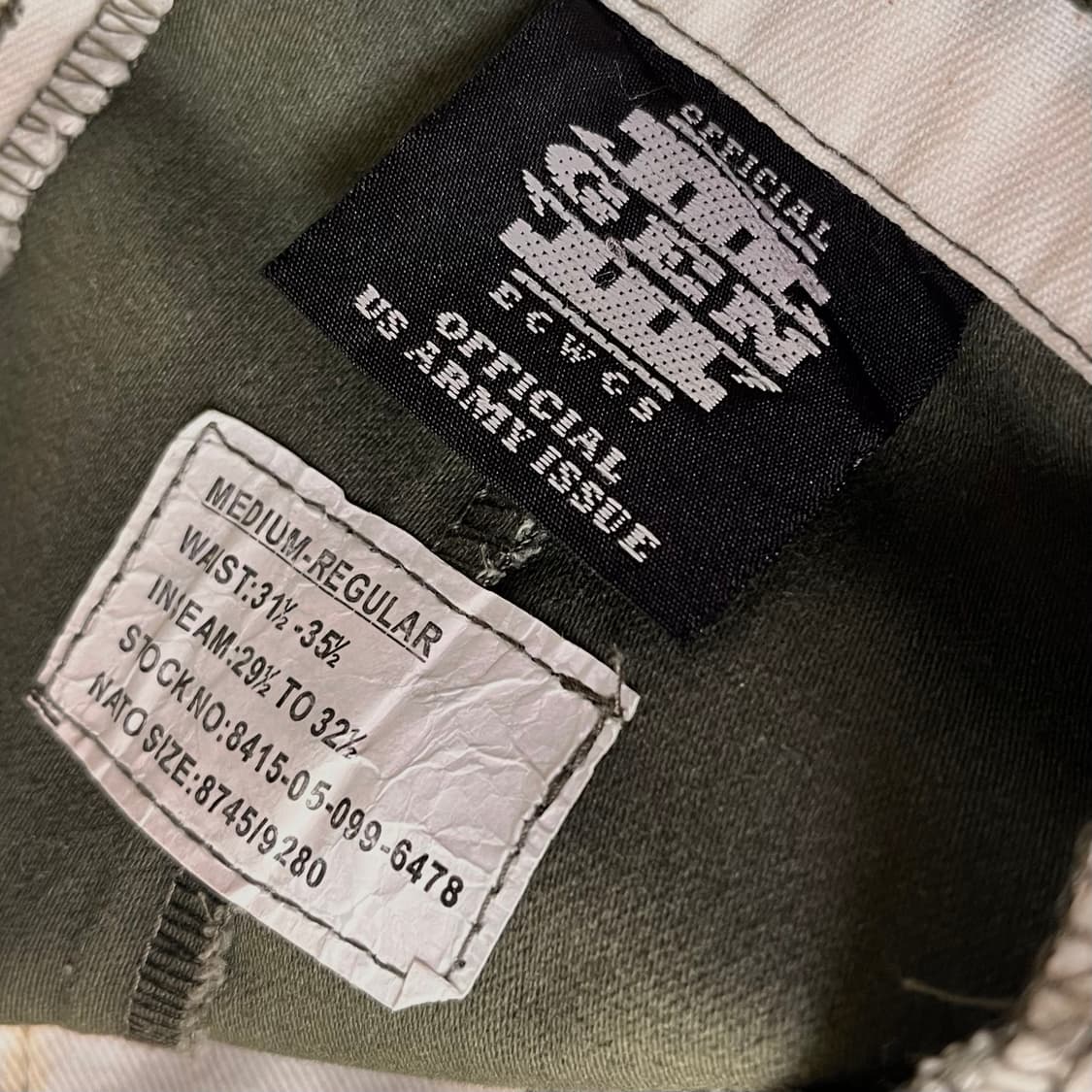 밀리터리 코튼팬츠 MIDIUM-REGULAR 상품이미지5