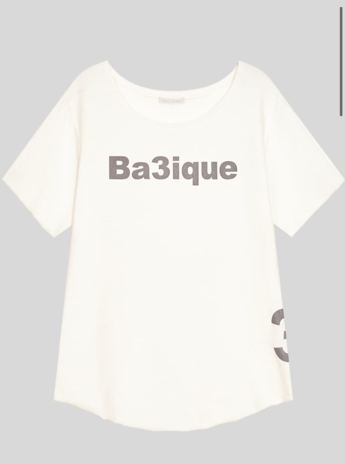 페어리 loose logo t-shirt (ivory) 상품이미지2