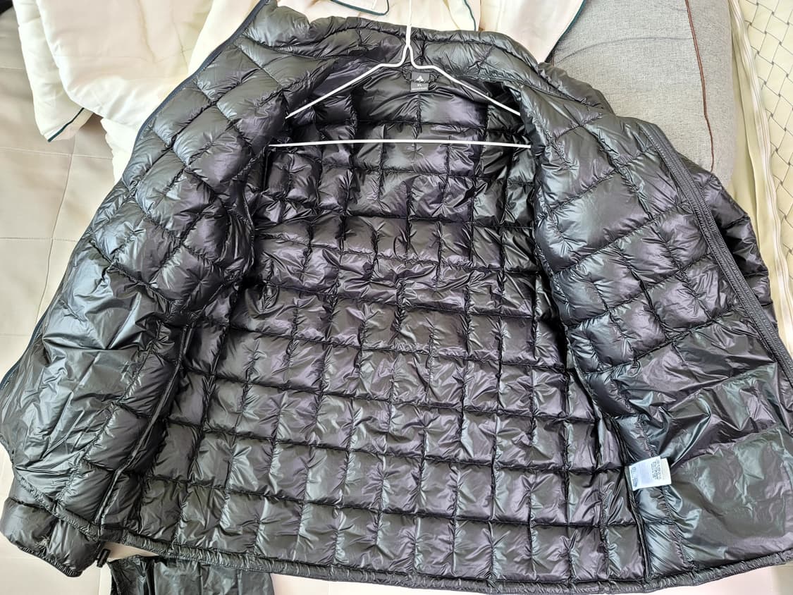 몽벨 플라즈마 1000 다운자켓 블랙 XL 상품이미지4