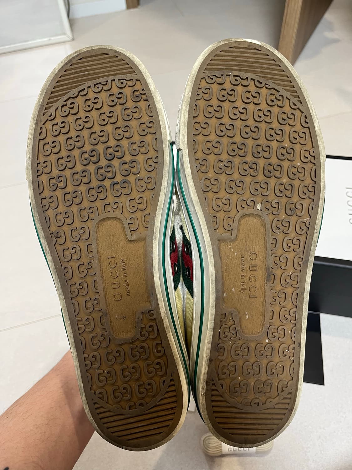 구찌 테니스 1977 버터코튼 사이즈7 상품이미지7