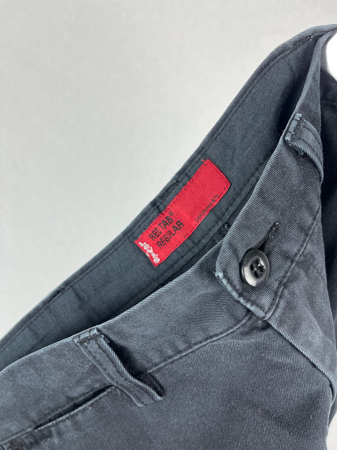 Levi's 블랙 코튼 팬츠 상품이미지7