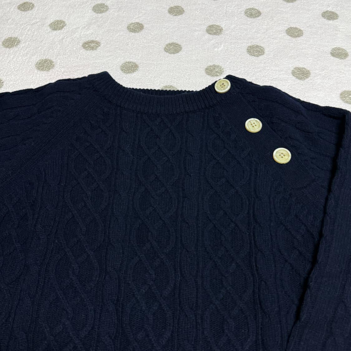 메이비베이비 디어리스트 gennie 니트 네이비 상품이미지3