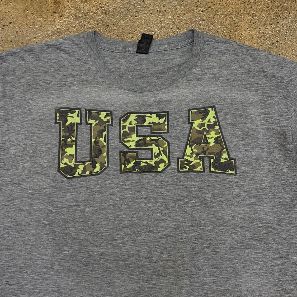 미국빈티지 USA 카모 반팔티 상품이미지2