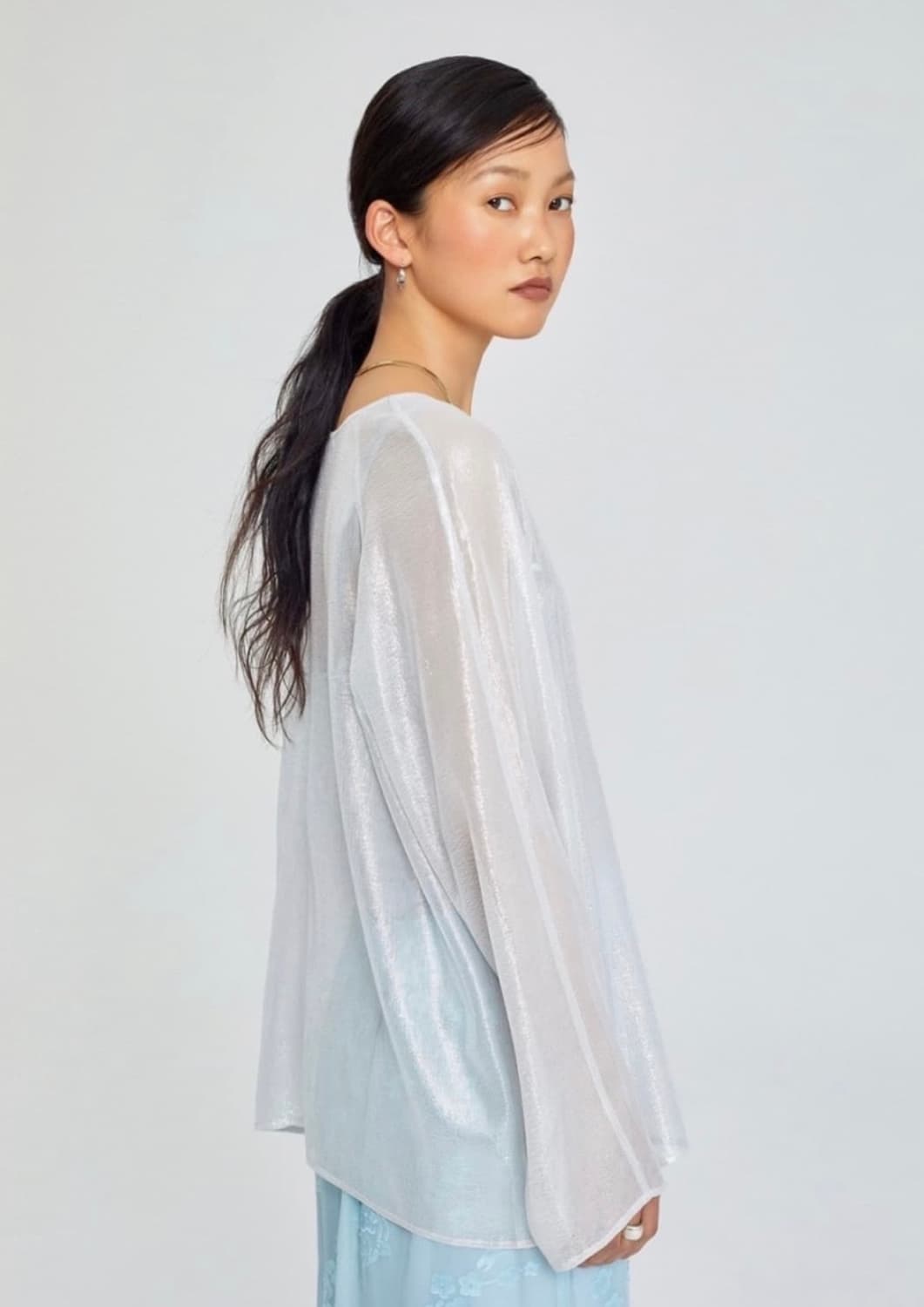 teak yunseul silk blouse 상품이미지1