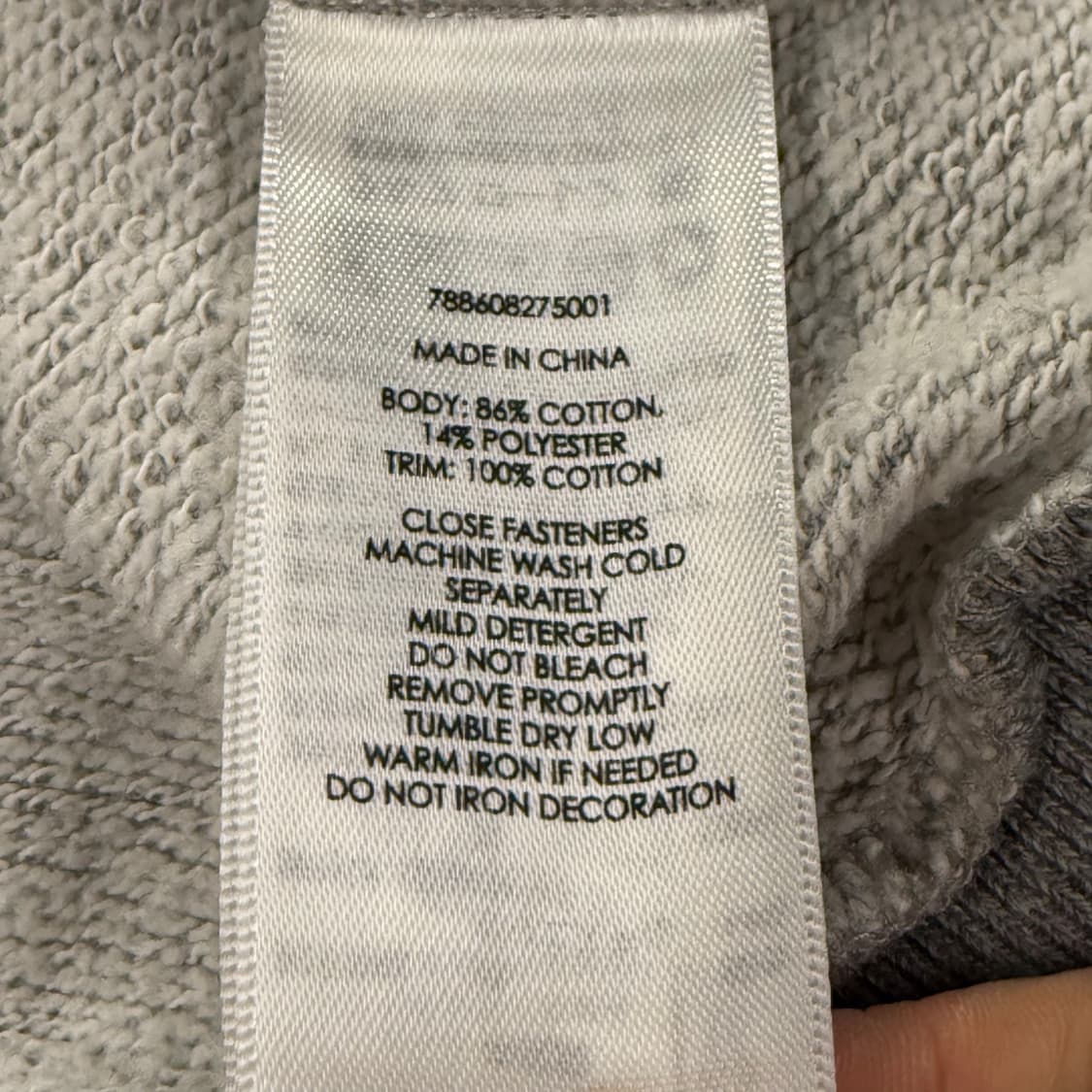 폴로 랄프로렌 데님앤서플라이 그레이 후드집업 상품이미지6